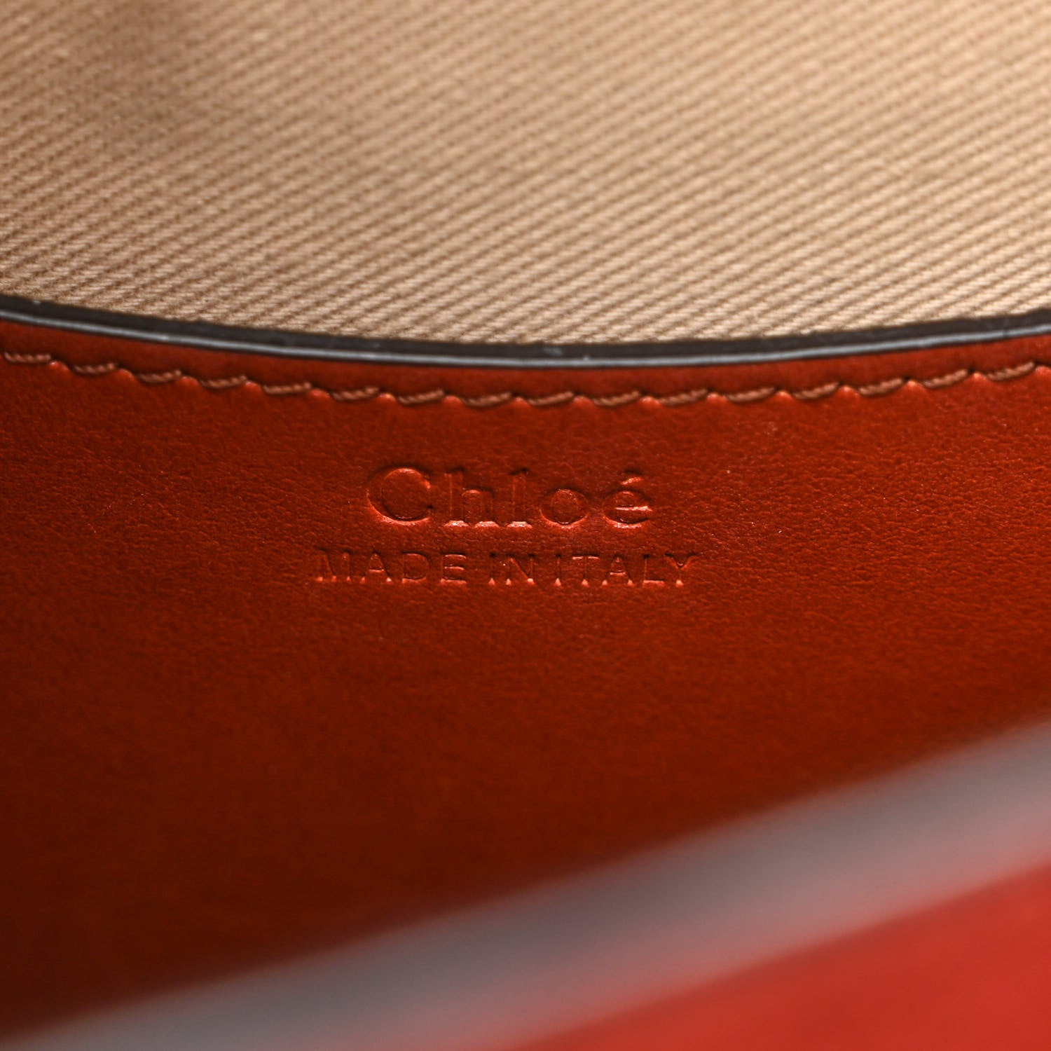 Chloe Calfskin Small Tess Bag Sepia Brown 6 of 12
