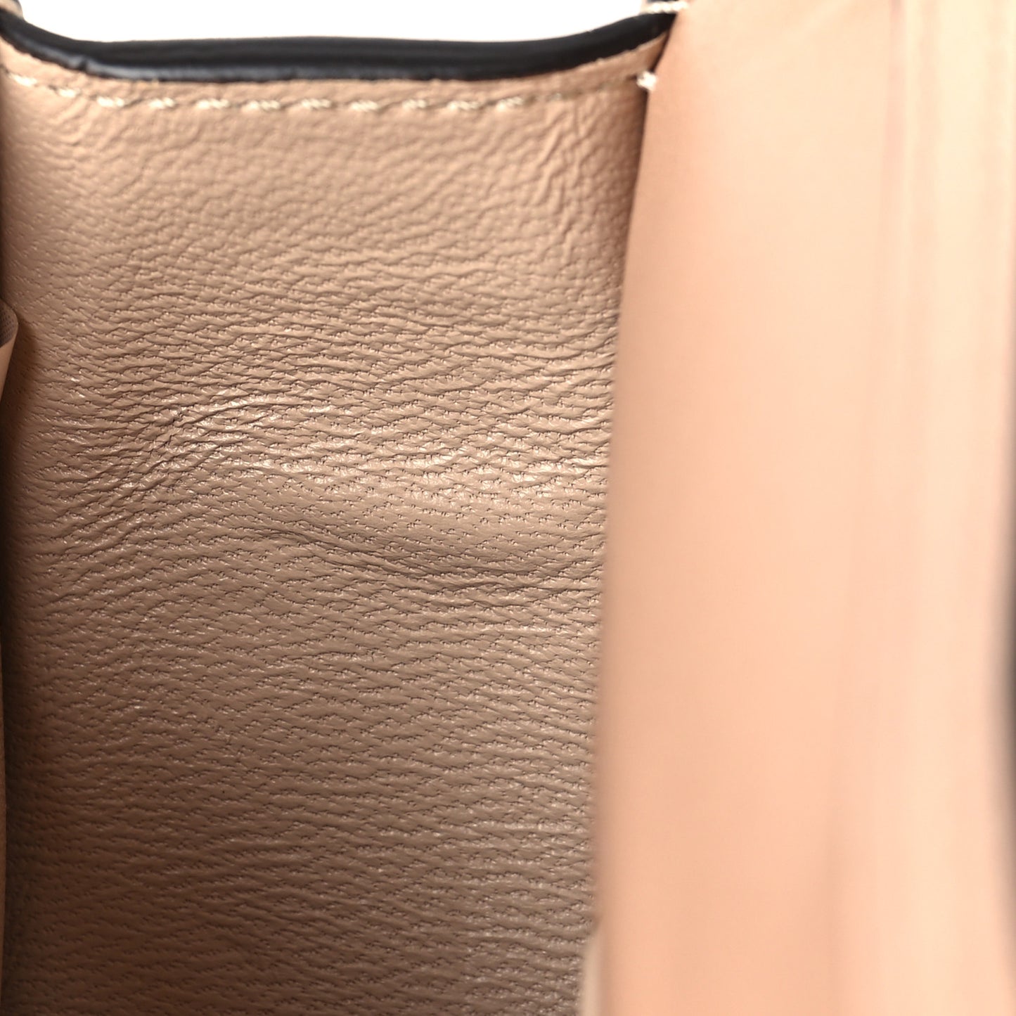 Calfskin Small Nile Bracelet Minaudiere Bag Biscotti Beige