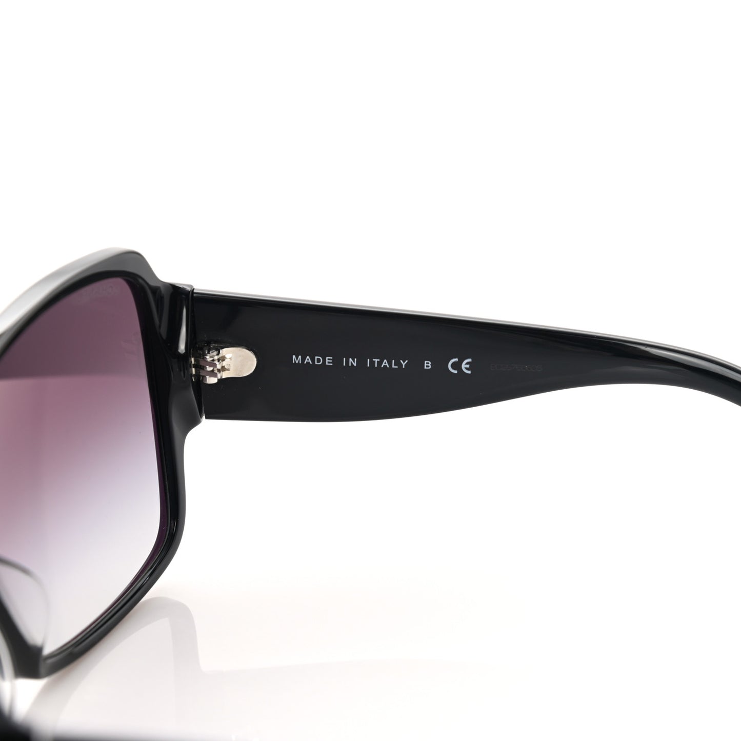 Acetate Shield Sunglasses 5449-A Black