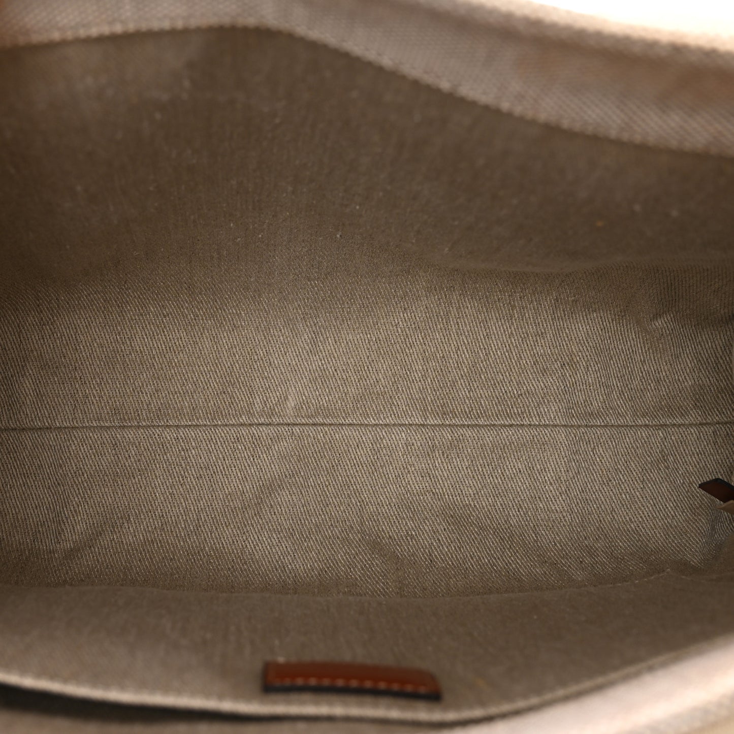 Cotton Calfskin Medium Woody Ribbon Tote White Brown