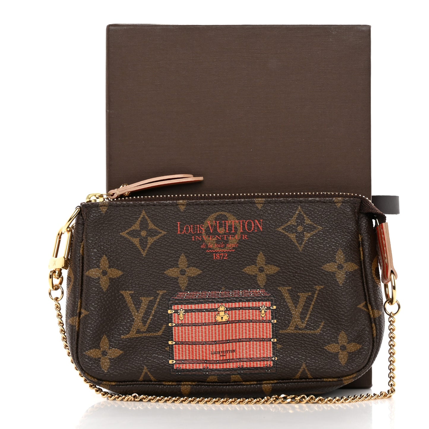 Monogram Trunks and Locks Mini Pochette Accessories