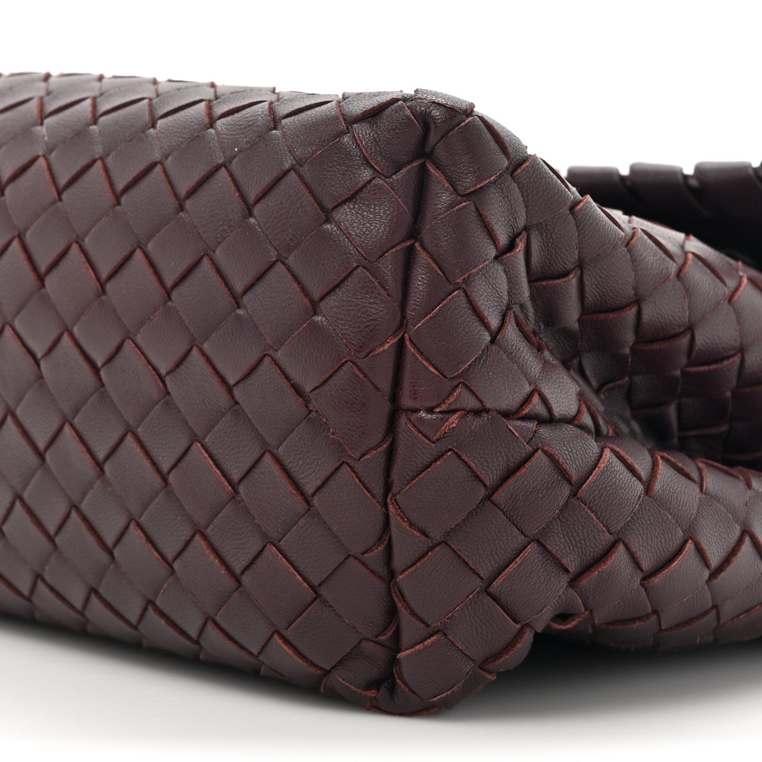 Bottega Veneta Nappa Intrecciato Large Olimpia Bag Burgundy 10 of 14