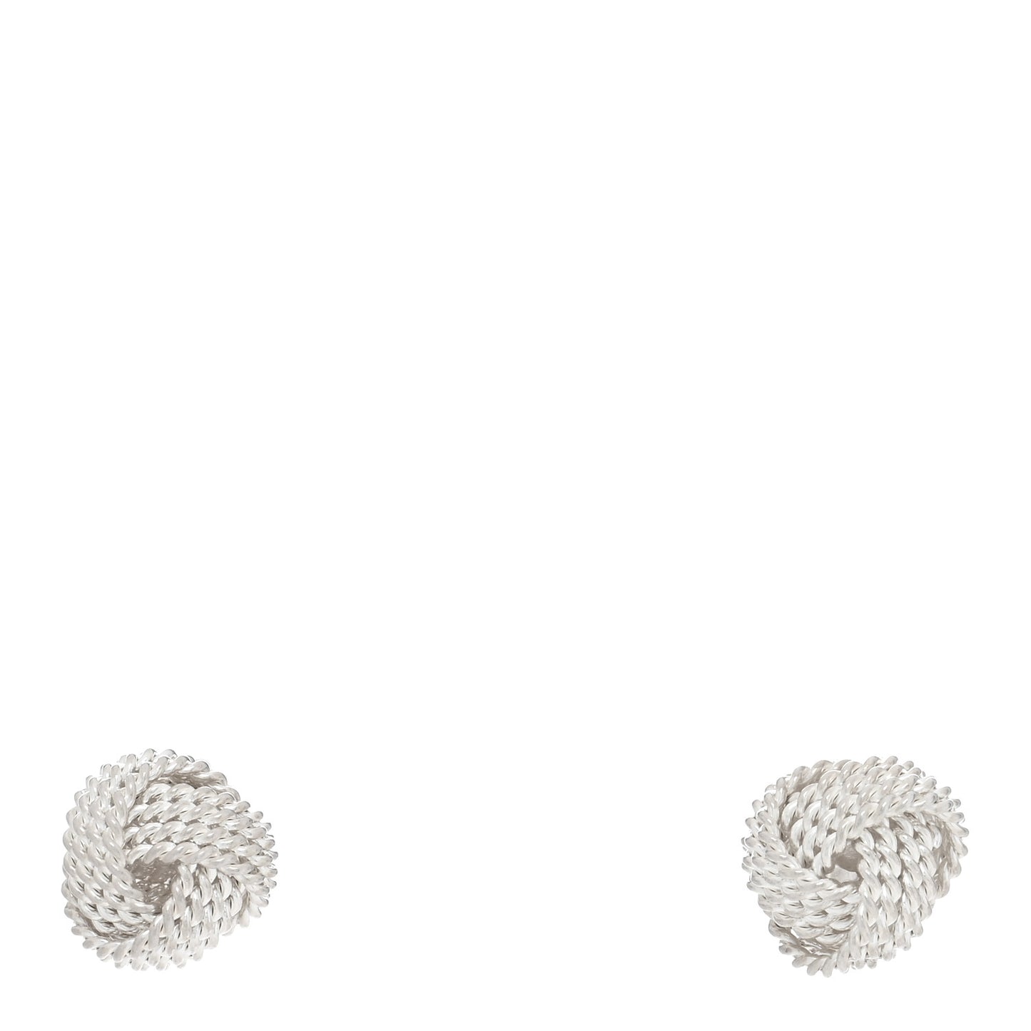 Sterling Silver Twist Knot Earrings