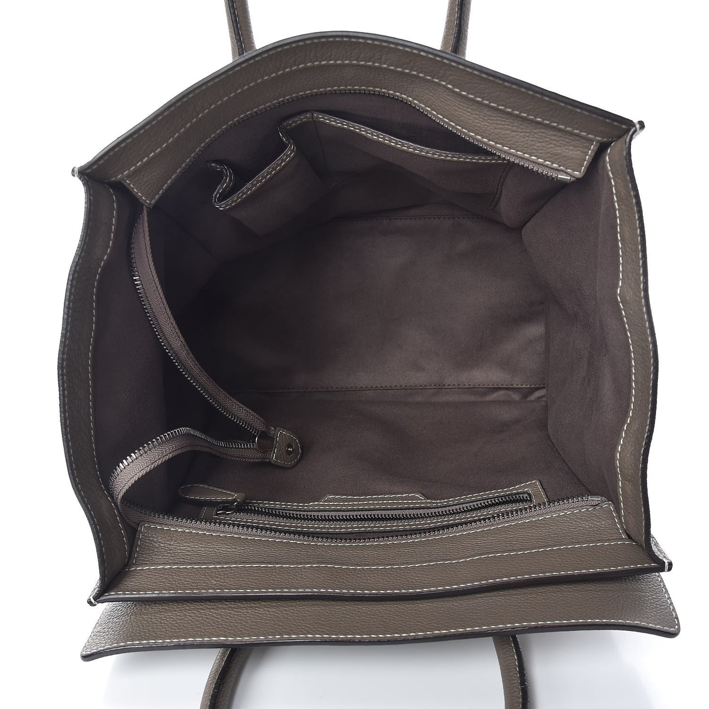 Drummed Calfskin Mini Luggage Souris