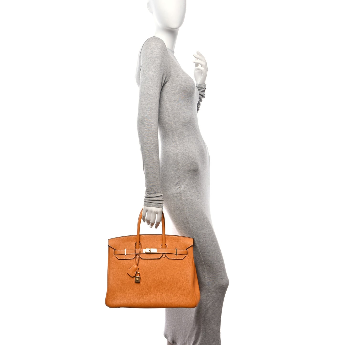 Taurillon Clemence Birkin 35 Moutarde