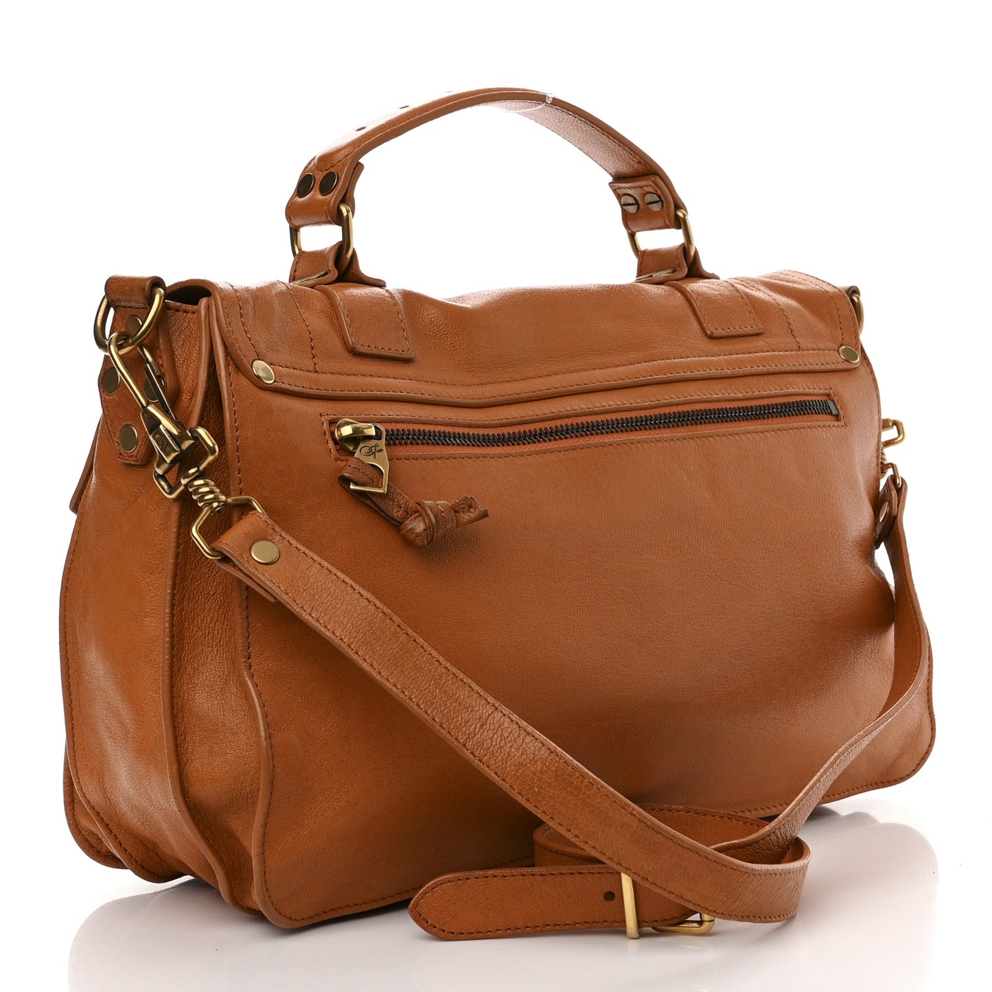 Lambskin Medium PS1 Satchel Dune