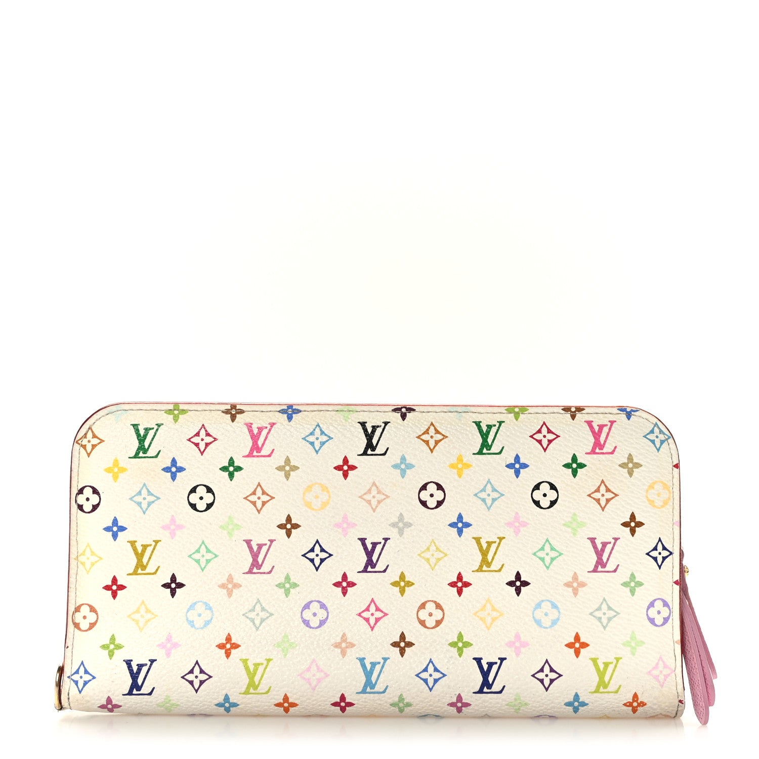 Louis Vuitton Monogram Multicolor Insolite Wallet White Litchi 1 of 7