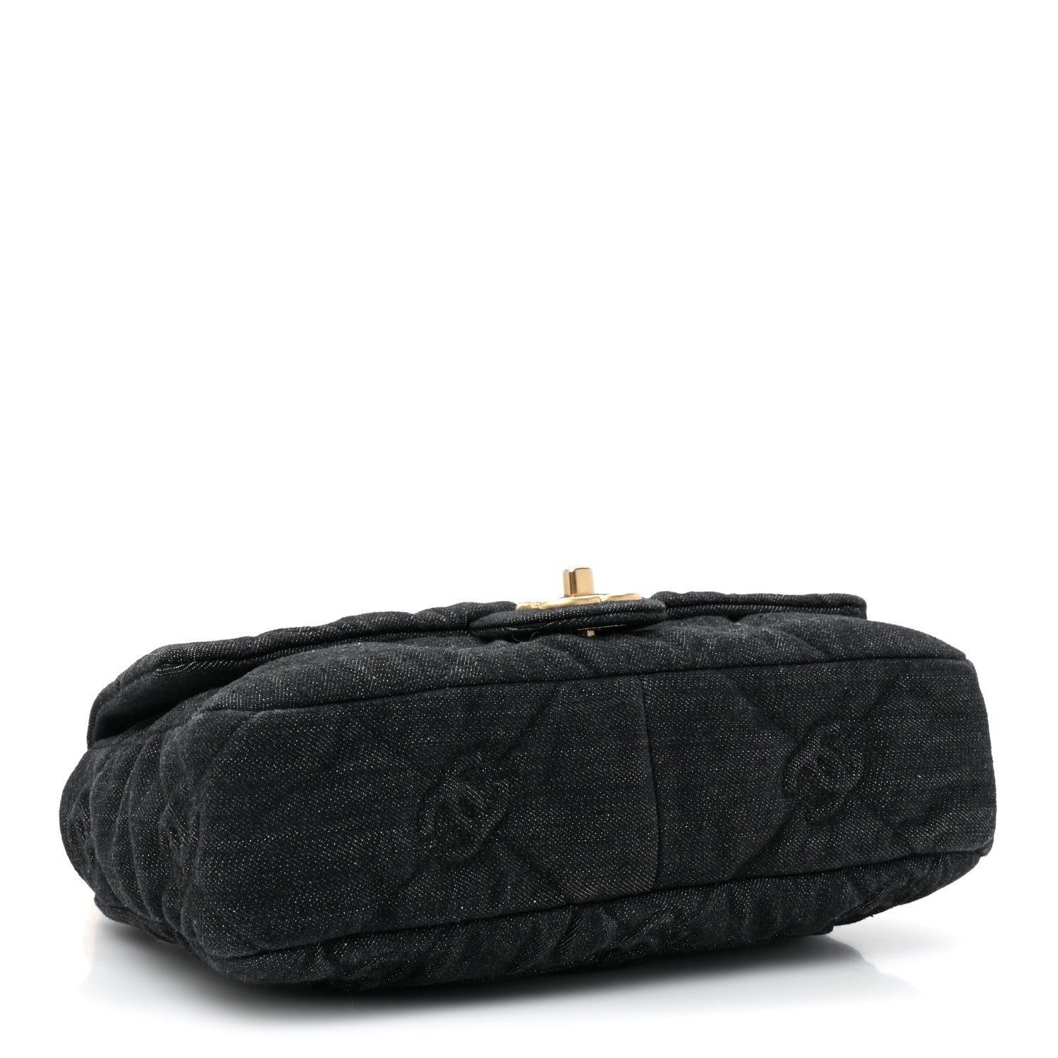 Chanel Denim Quilted Medium Funky Town Flap Black 4 of 9