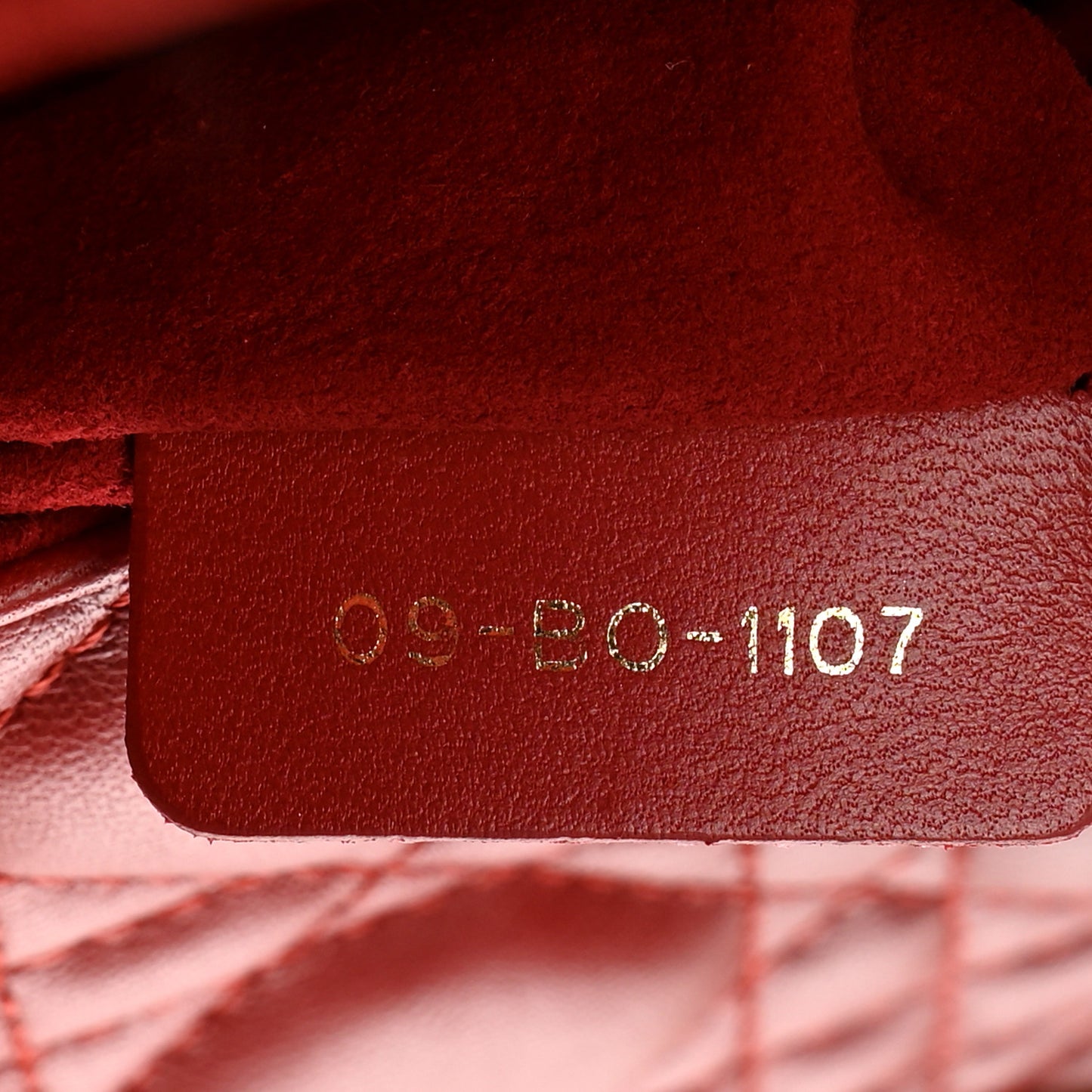 Lambskin Cannage Large Dioraddict Flap Red