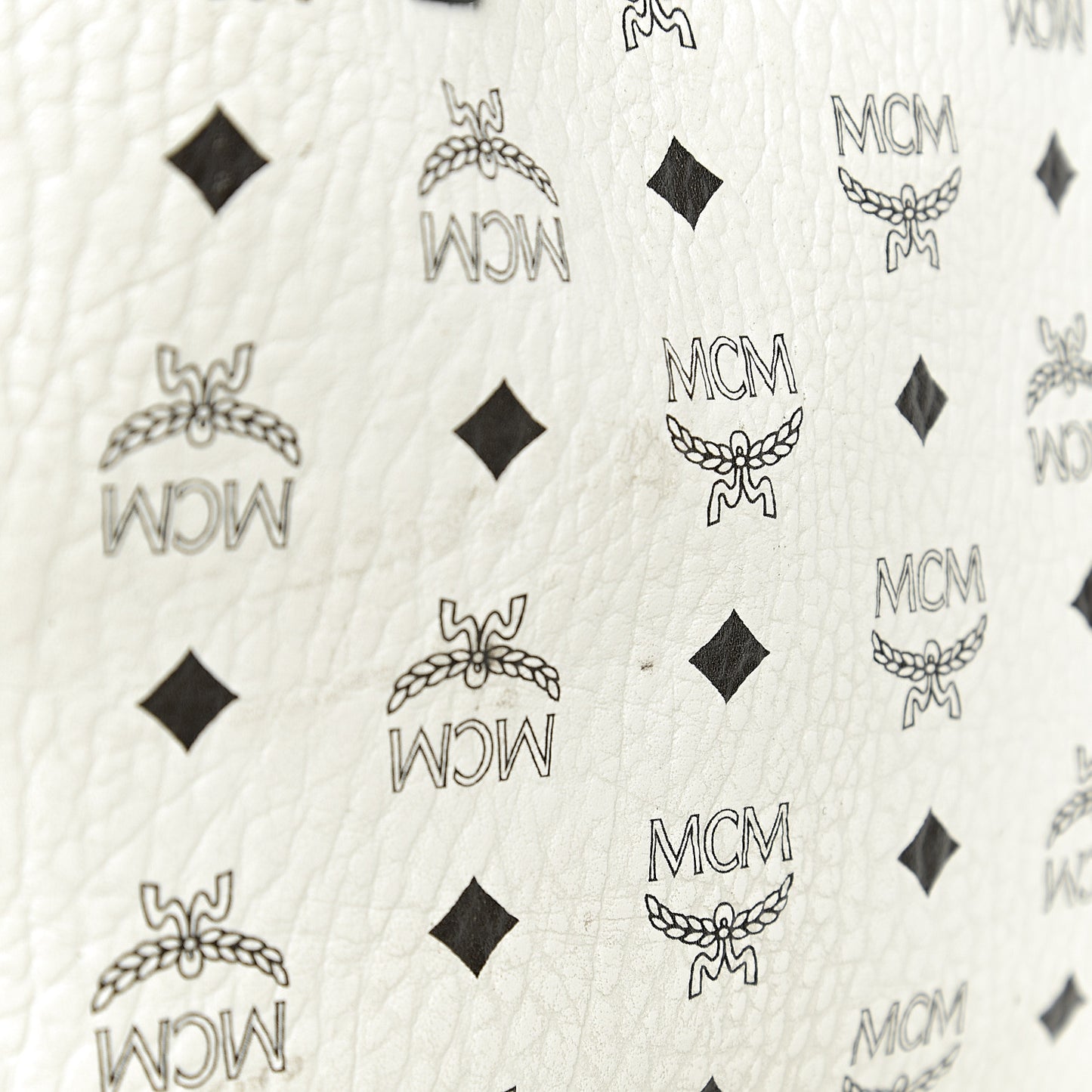 Visetos Medium Project Reversible Shopper Tote White