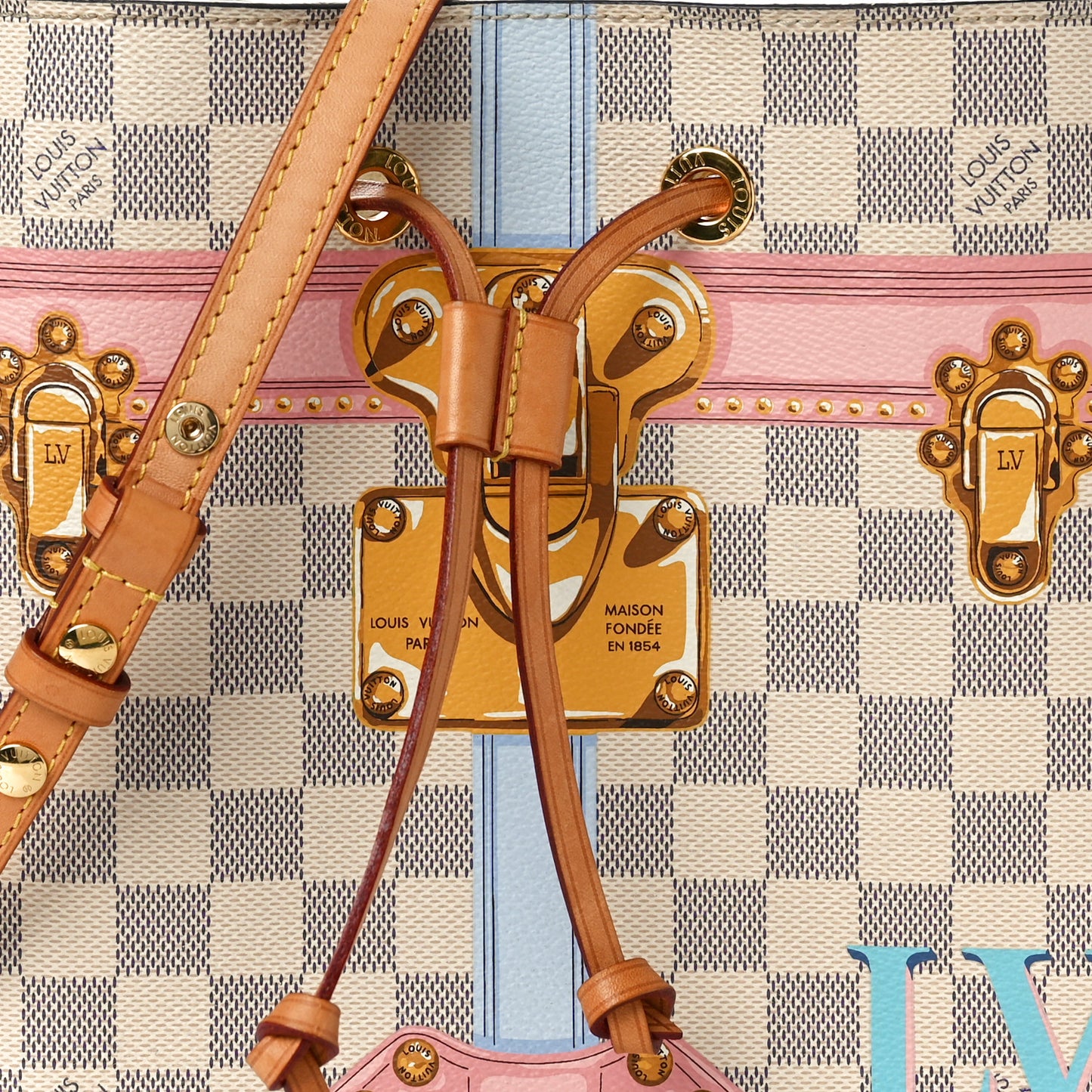 Damier Azur Summer Trunks Neonoe