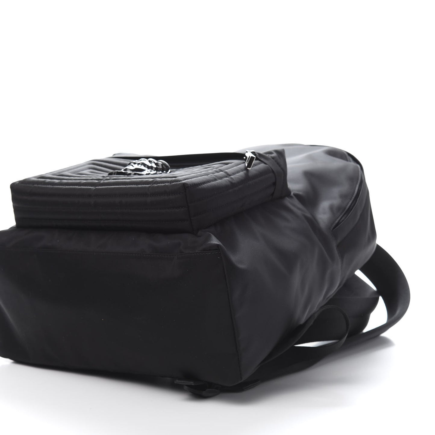 Nylon Palazzo Medusa Backpack Black