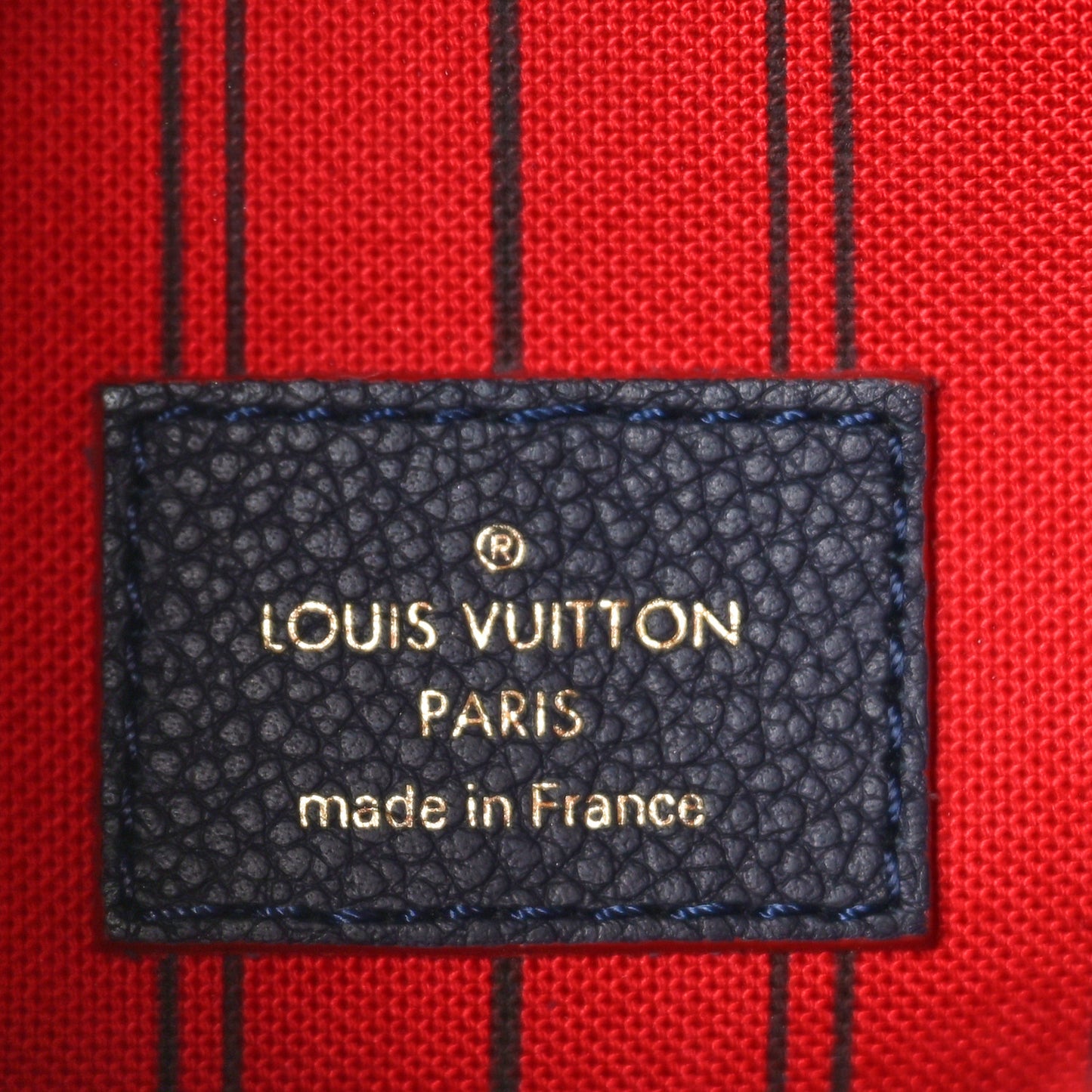 Empreinte Pochette Metis Marine Rouge
