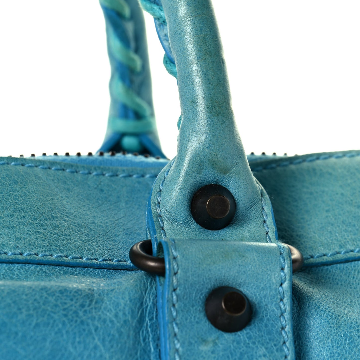 Agneau Classic Hardware Weekender Sky Blue