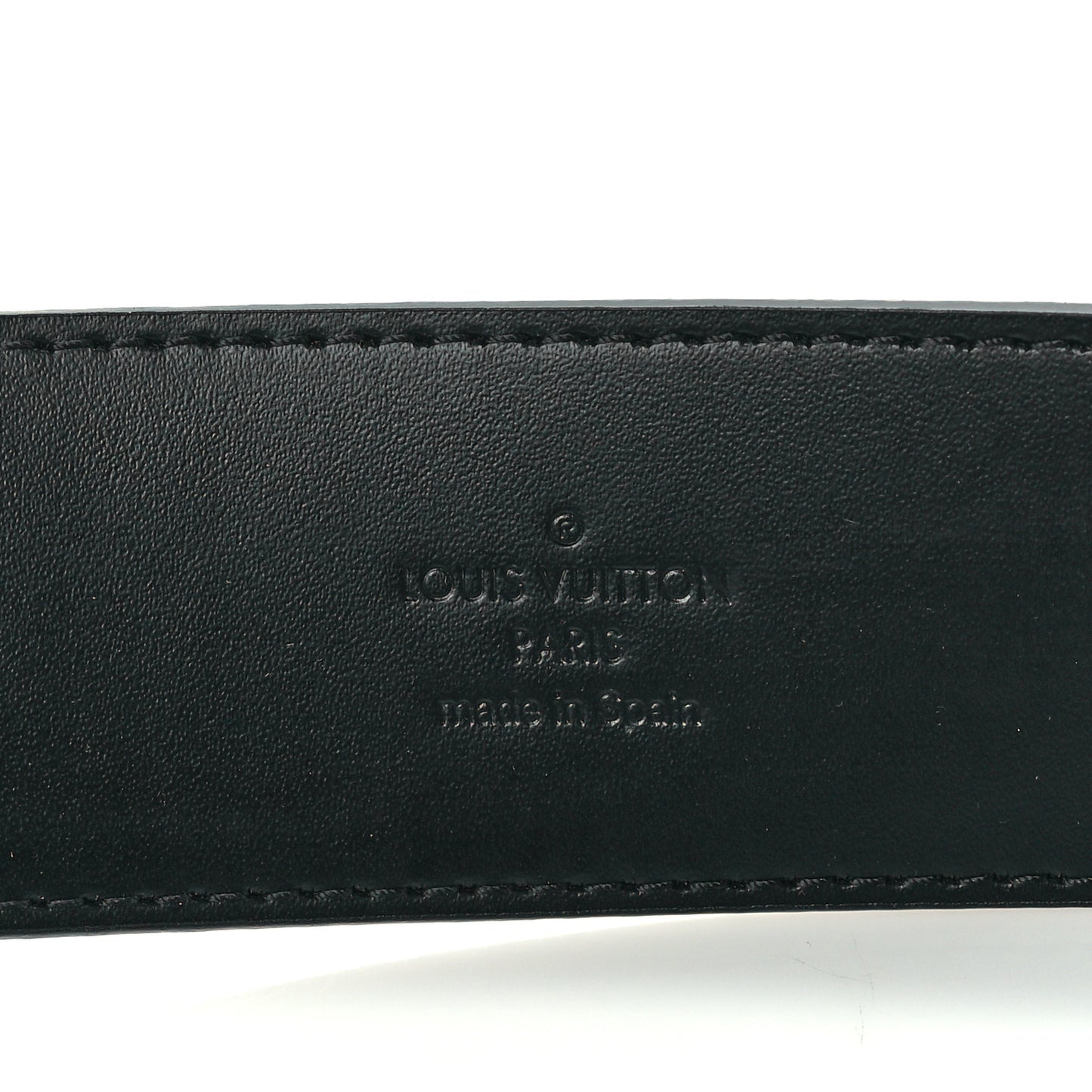 Damier Graphite 40mm LV Initiales Belt 85 34