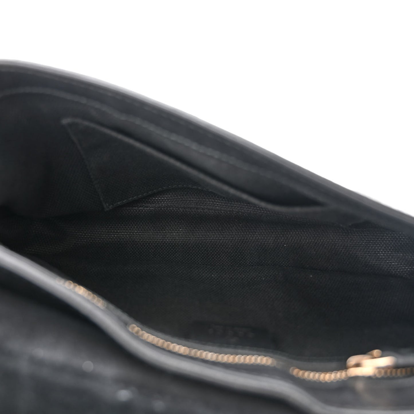 Patent Medium Soho Flap Crossbody Black