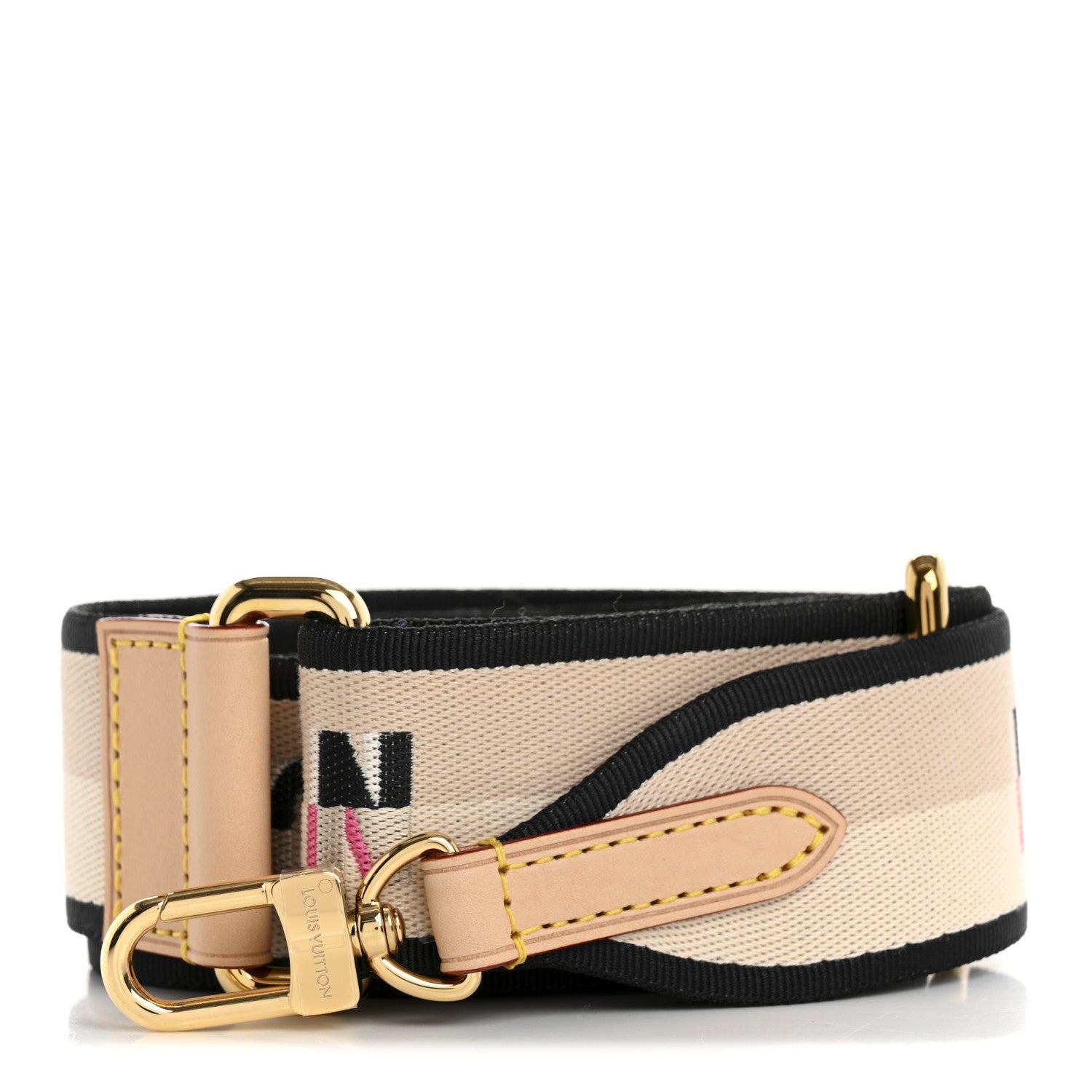 Louis Vuitton Jacquard Speedy Bandouliere 20 Shoulder Strap Black - Main Image