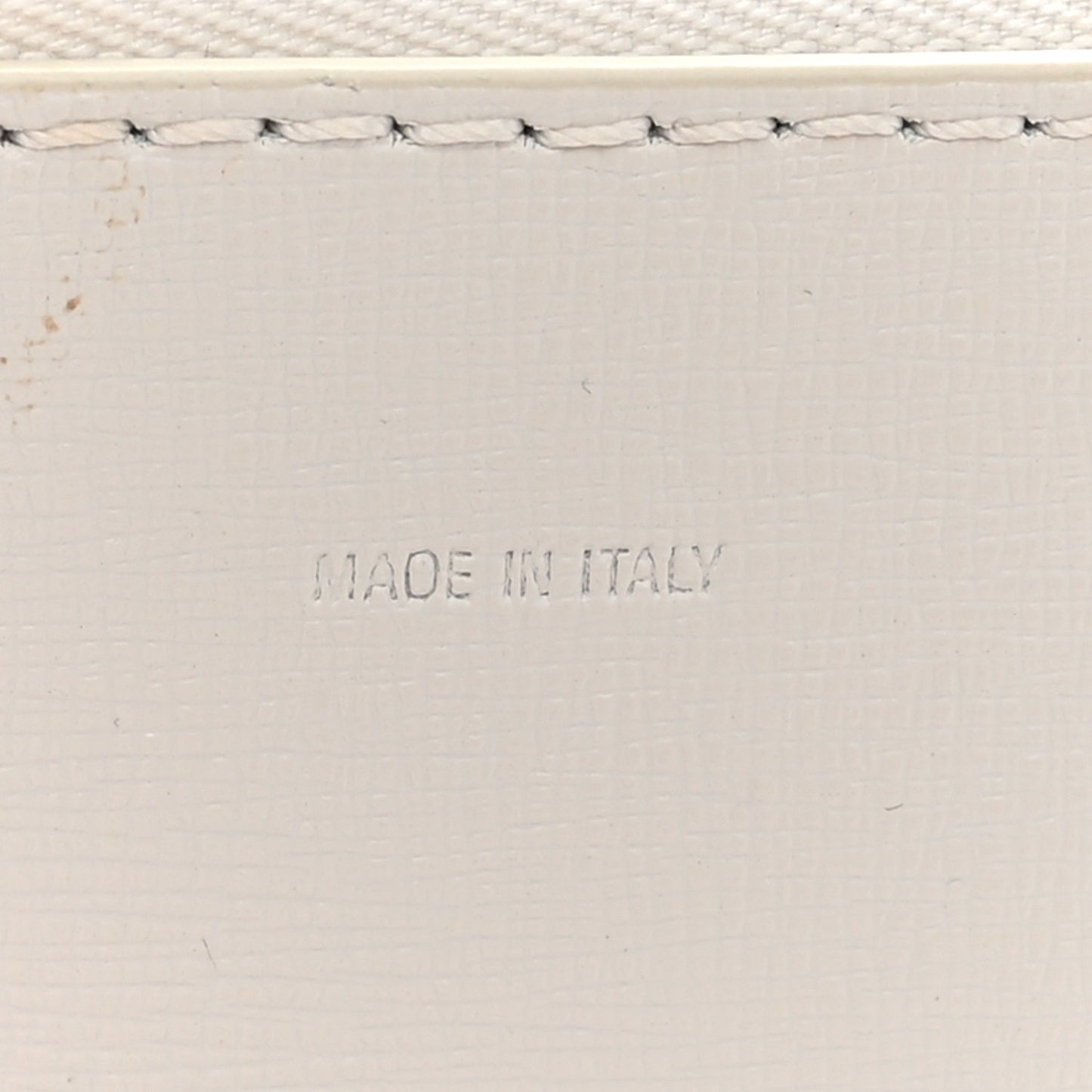 Saffiano Striped Mini Diag Binder Clip Bag White Black Red