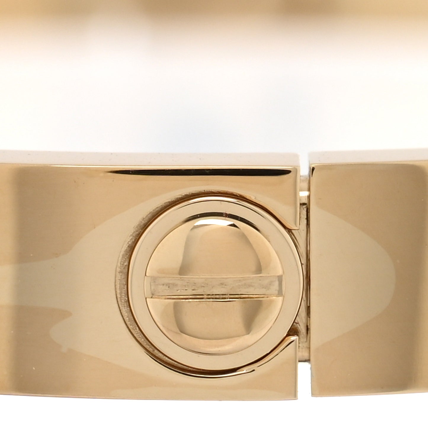 18K Pink Gold 4 Diamond LOVE Bracelet 17
