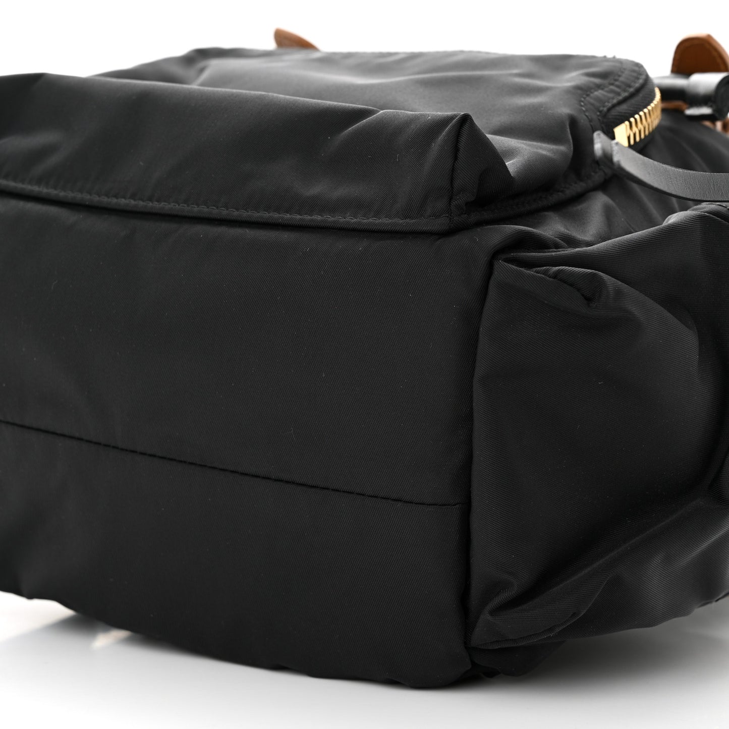 Nylon Small Rucksack Backpack Black