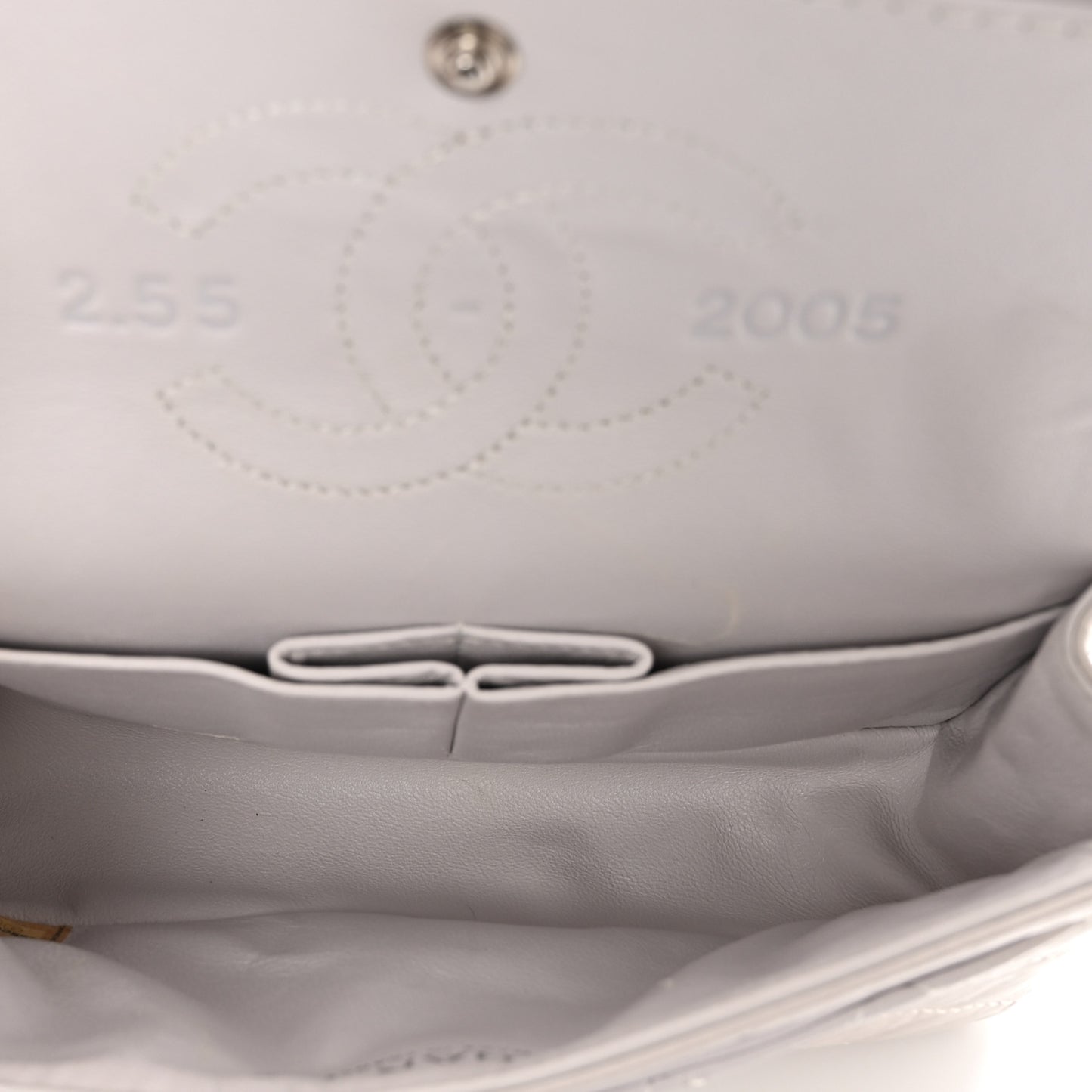 Aged Calfskin 50th Anniversary 2.55 Reissue 224 Flap White