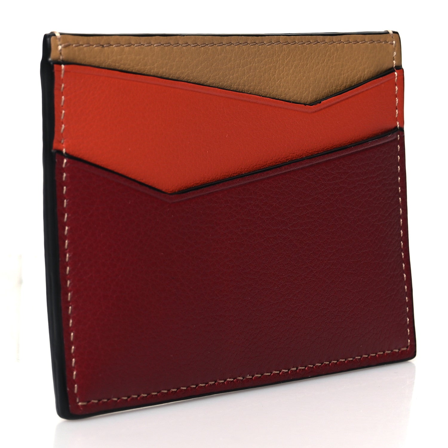 Loewe Calfskin Puzzle Colorblock Card Holder Multicolor 3 of 11