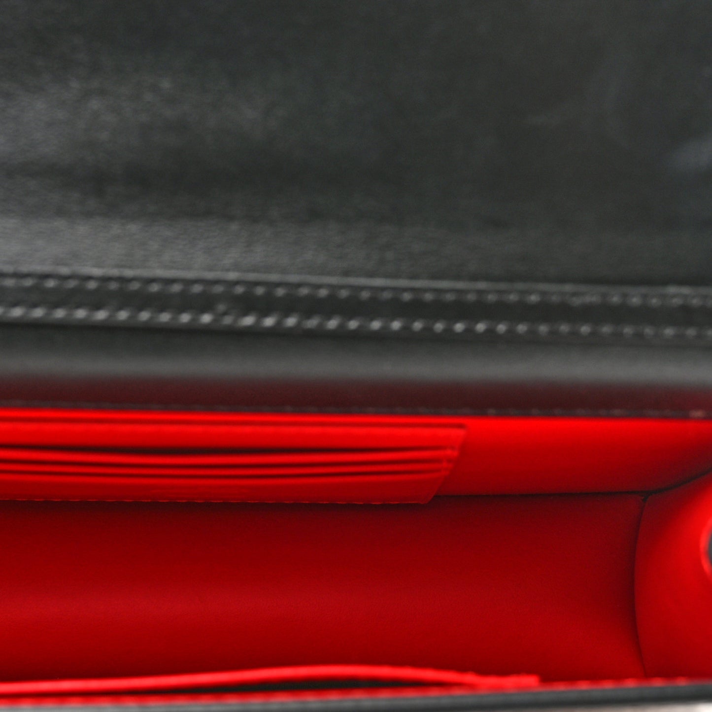 Calfskin Amazonia Loubi54 Crossbody Clutch Dark Brown