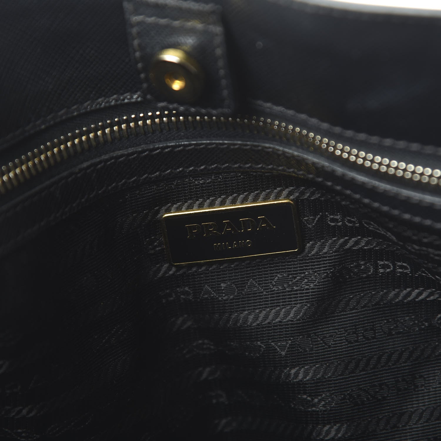 Prada Saffiano Lux Large Tote Black 8 of 11