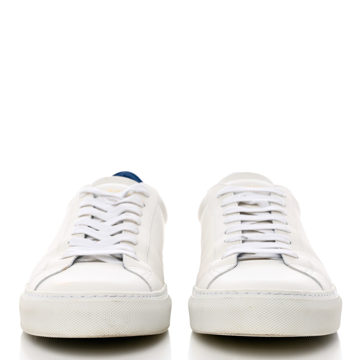 Givenchy Calfskin Mens Urban Street Sneakers 45 White Blue 2 of 10