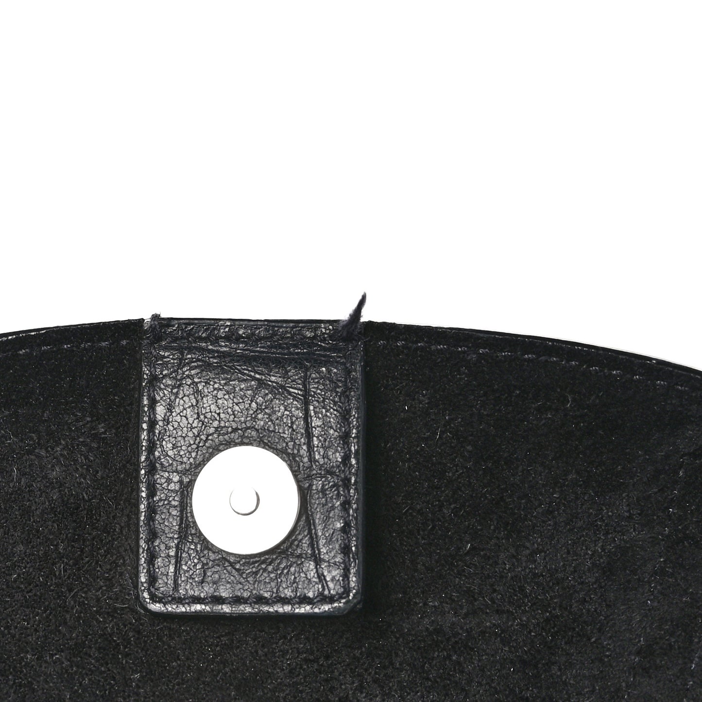 Calfskin Crocodile Embossed Large Shopper Tote Black