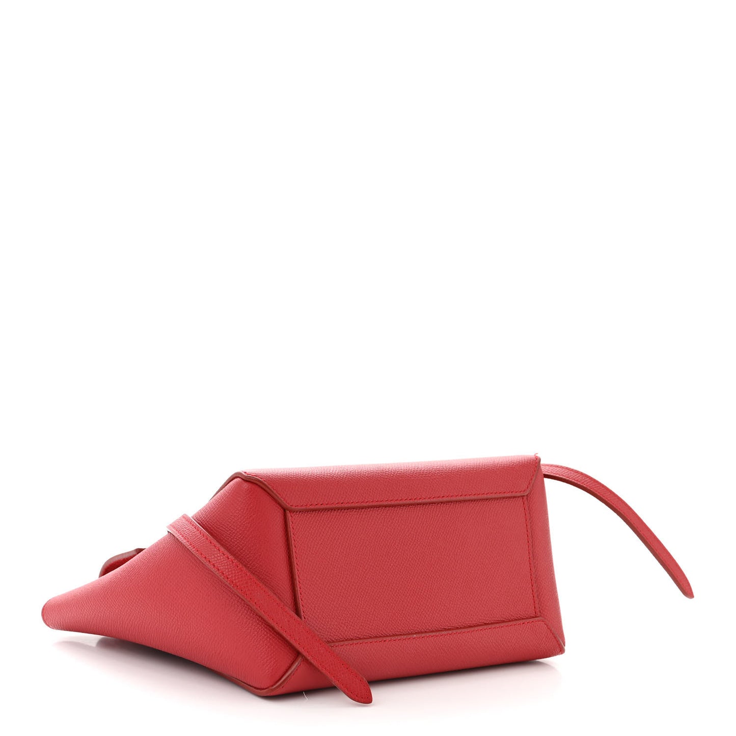 Grained Calfskin Nano Belt Bag Ruby