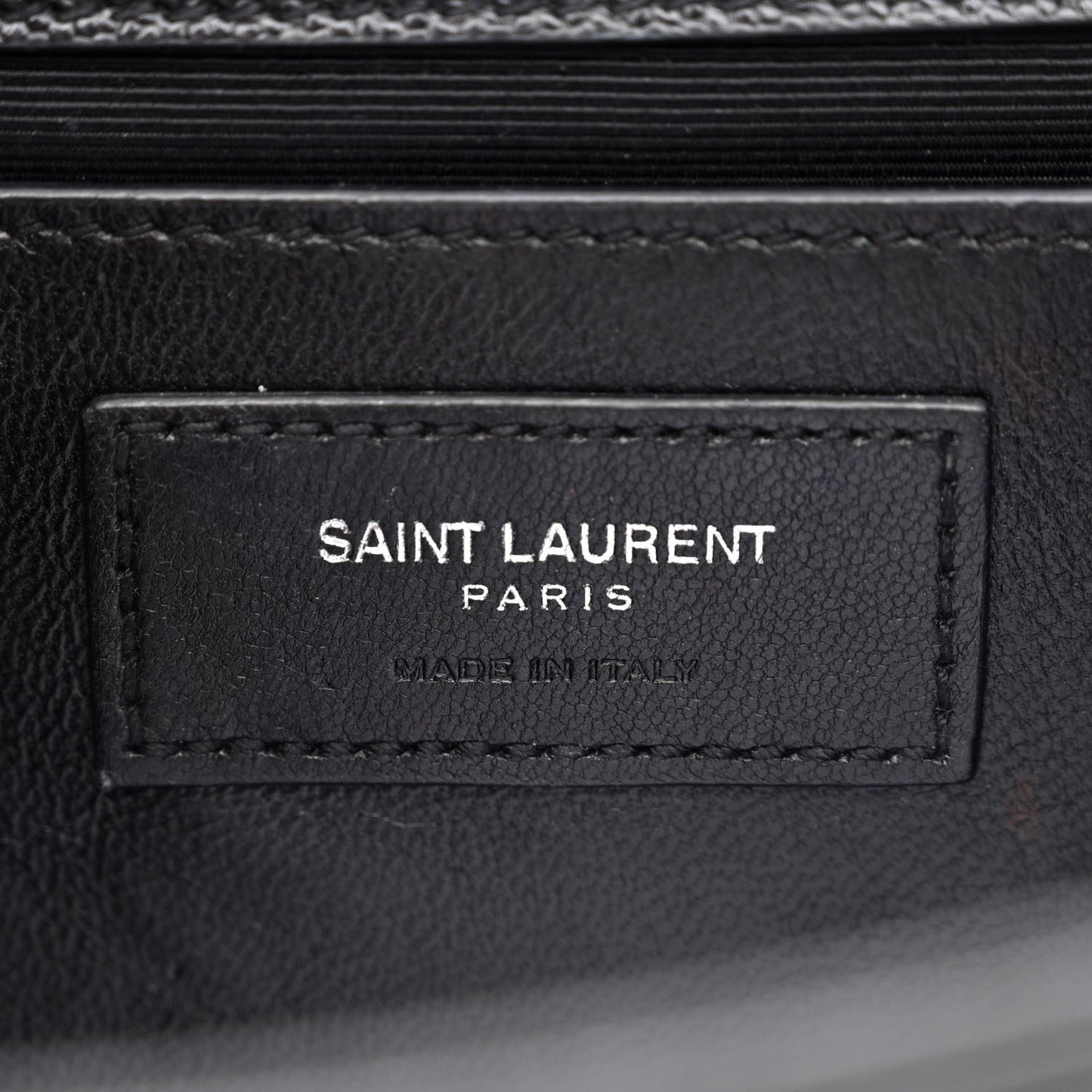 Grain De Poudre Medium Classic Monogram Kate Satchel Black