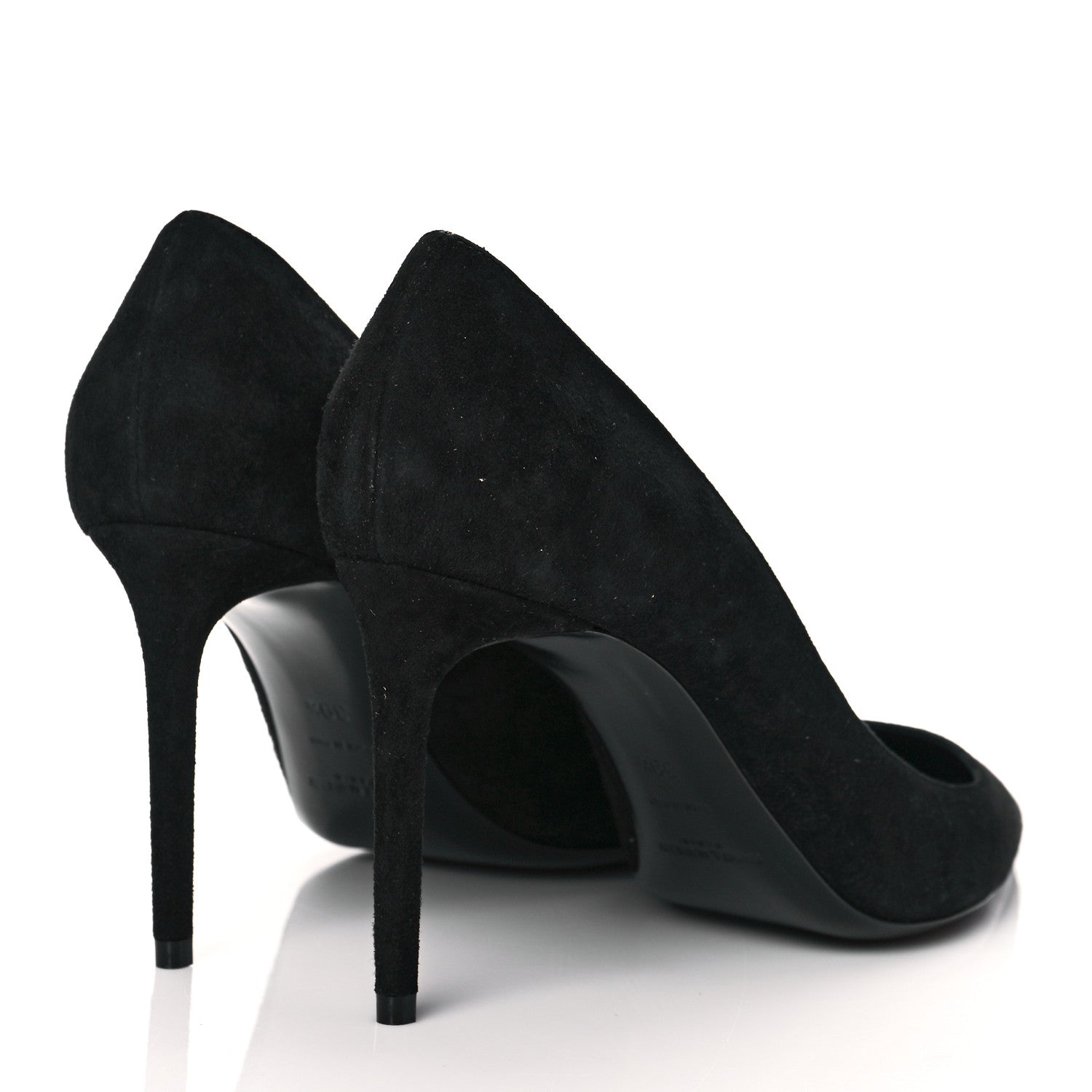 Saint Laurent Suede Zoe 85 Pumps 39.5 Black 4 of 9