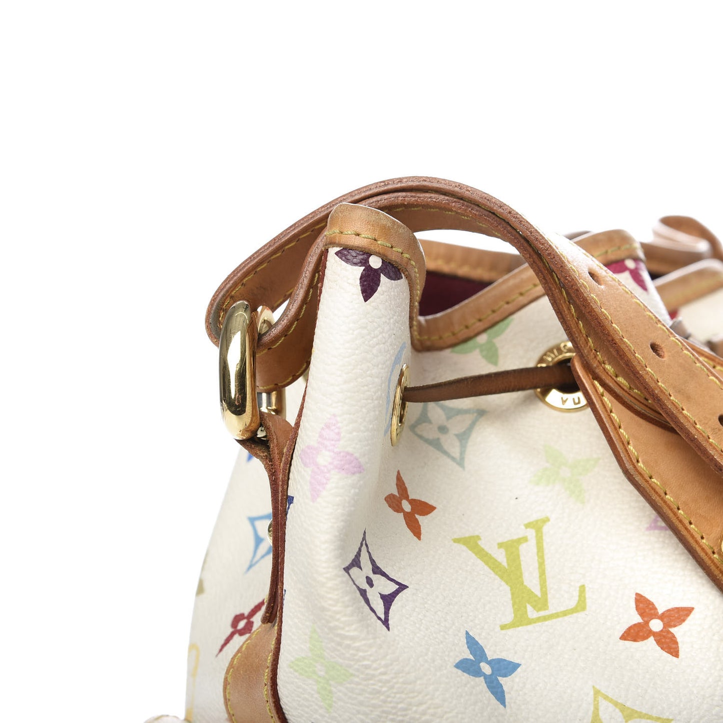 Monogram Multicolor Petit Noe White