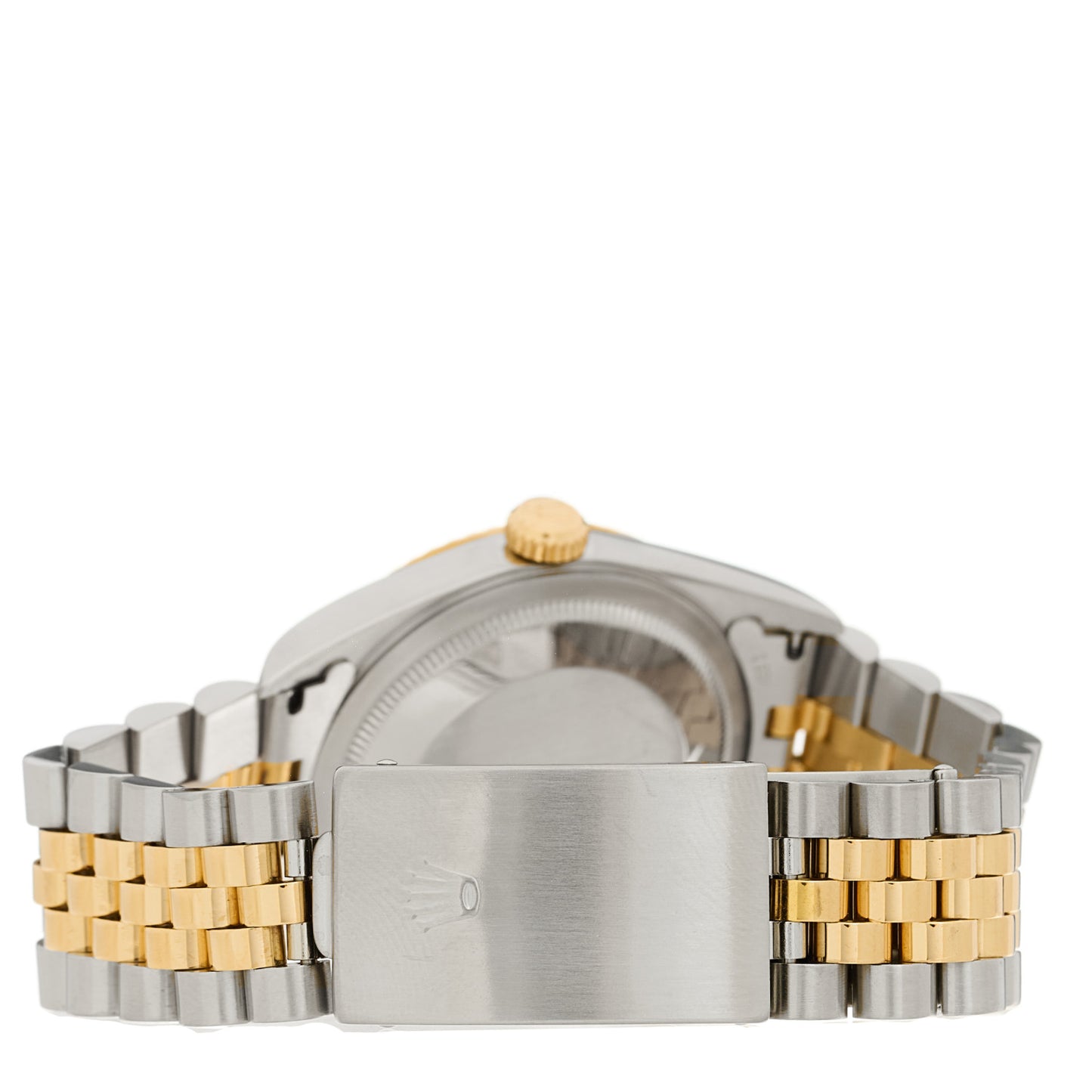 Stainless Steel 18K Yellow Gold 36mm Oyster Perpetual Datejust Watch Silver Roman 16233