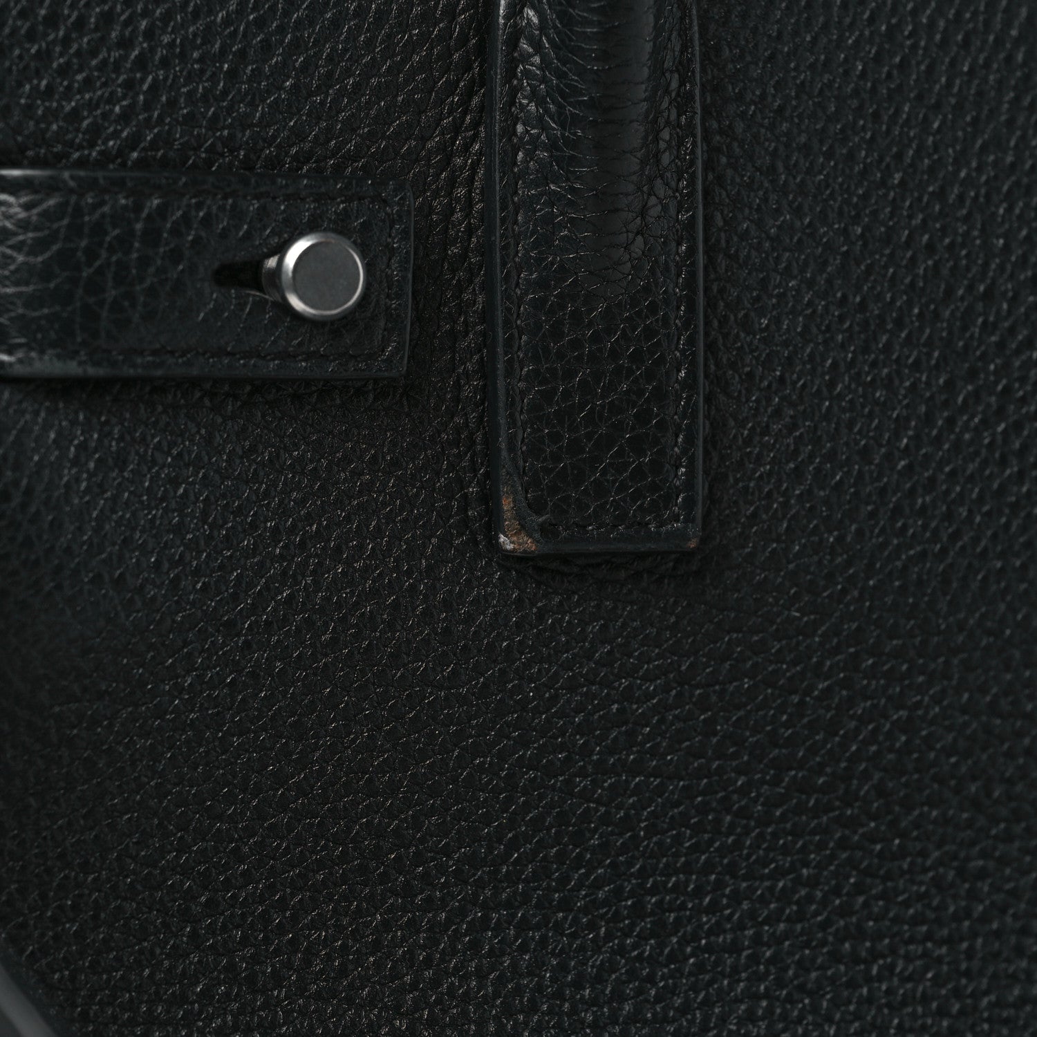 Saint Laurent Grained Calfskin Nano Sac De Jour Souple Black 12 of 12