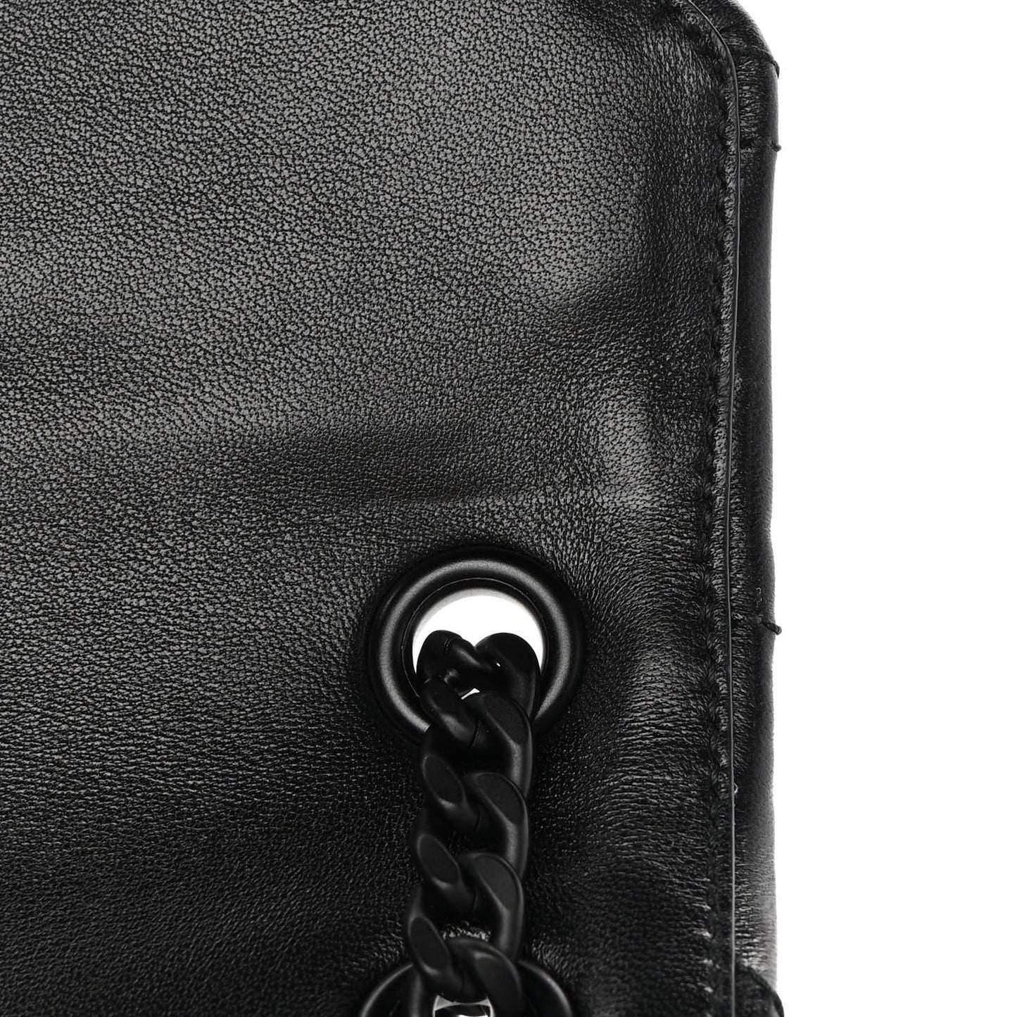 Nappa Triangle Stitched Large Spectrum Bag Black