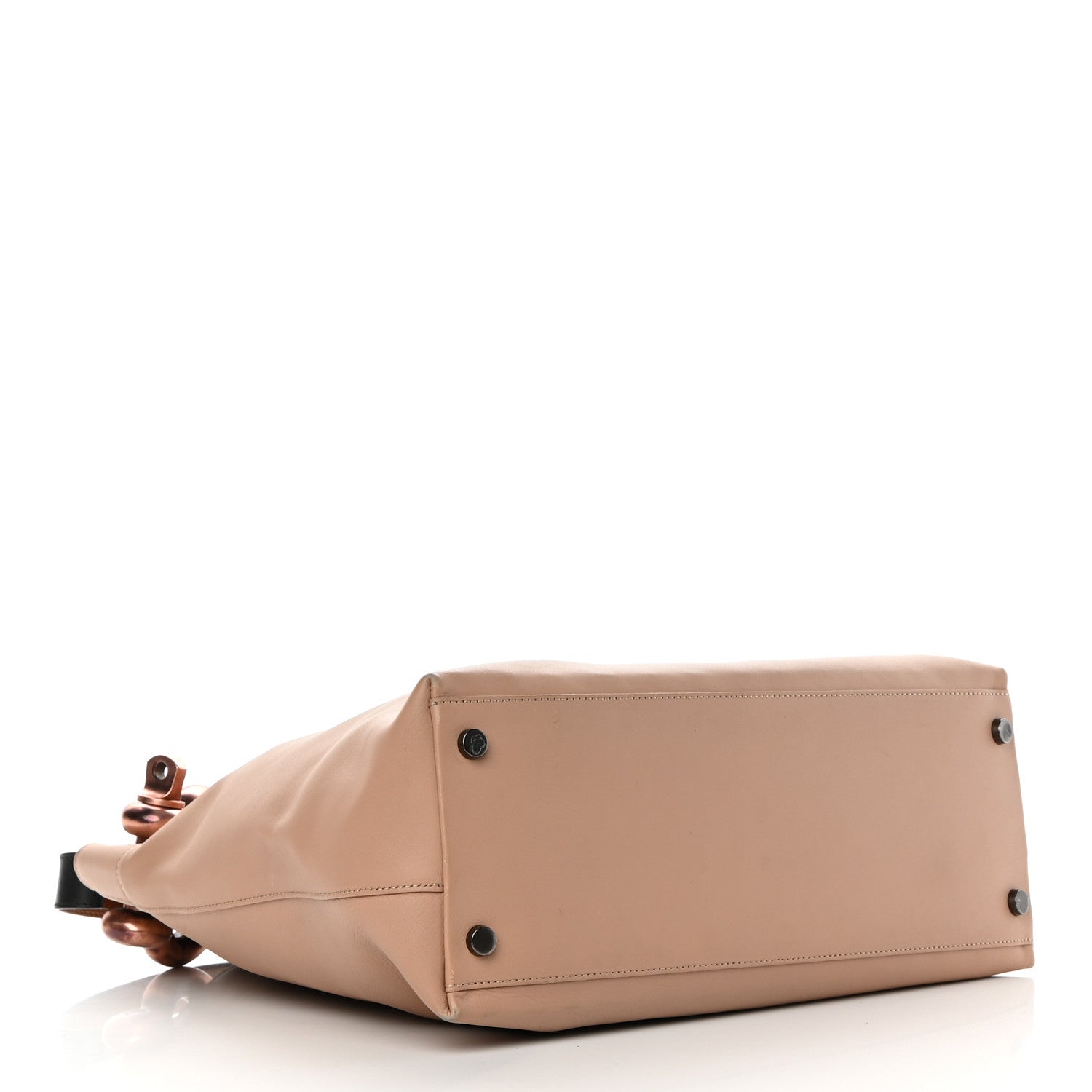 Tom Ford Calfskin Fisherman Hook Drawstring Hobo Bag Blush Nude 4 of 17