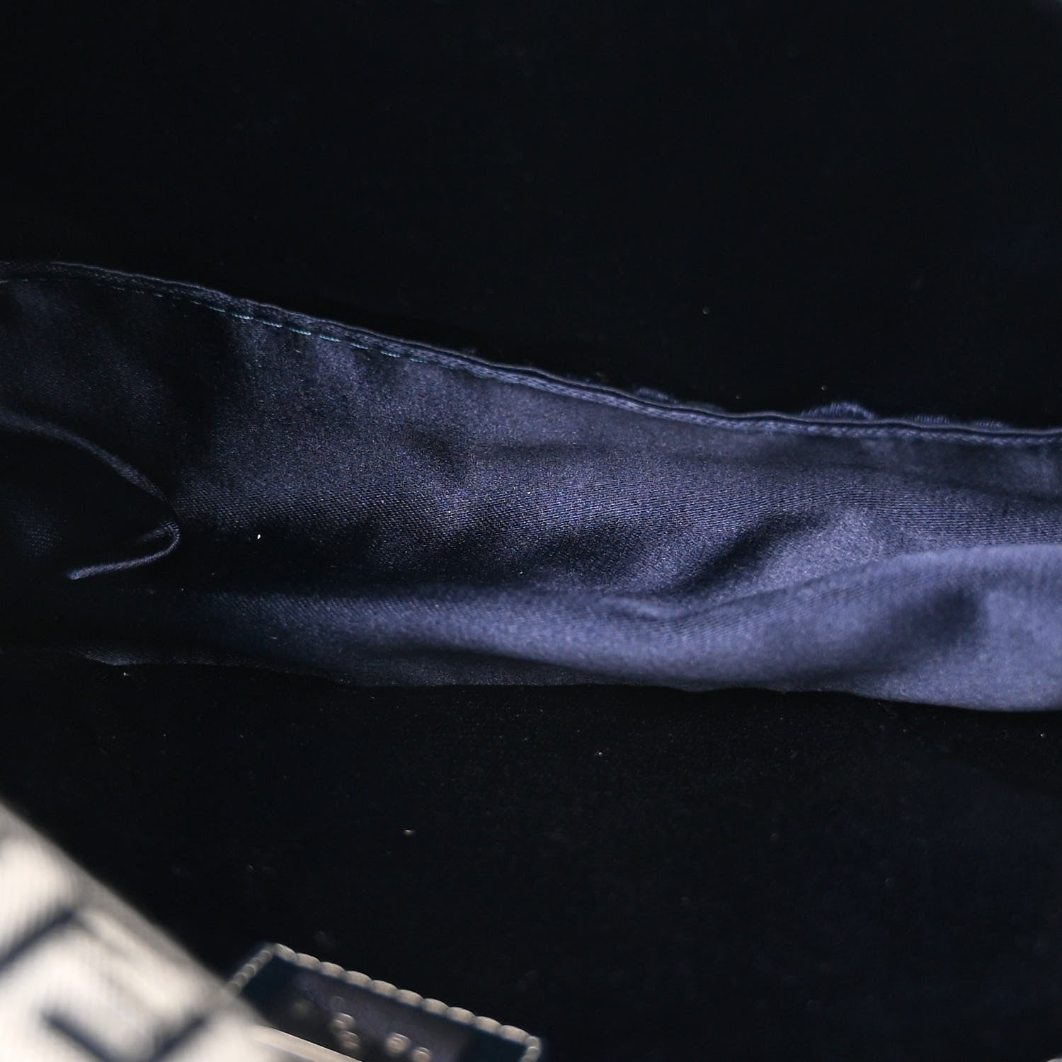 Fendi Zucchino Mama Baguette Navy 5 of 18