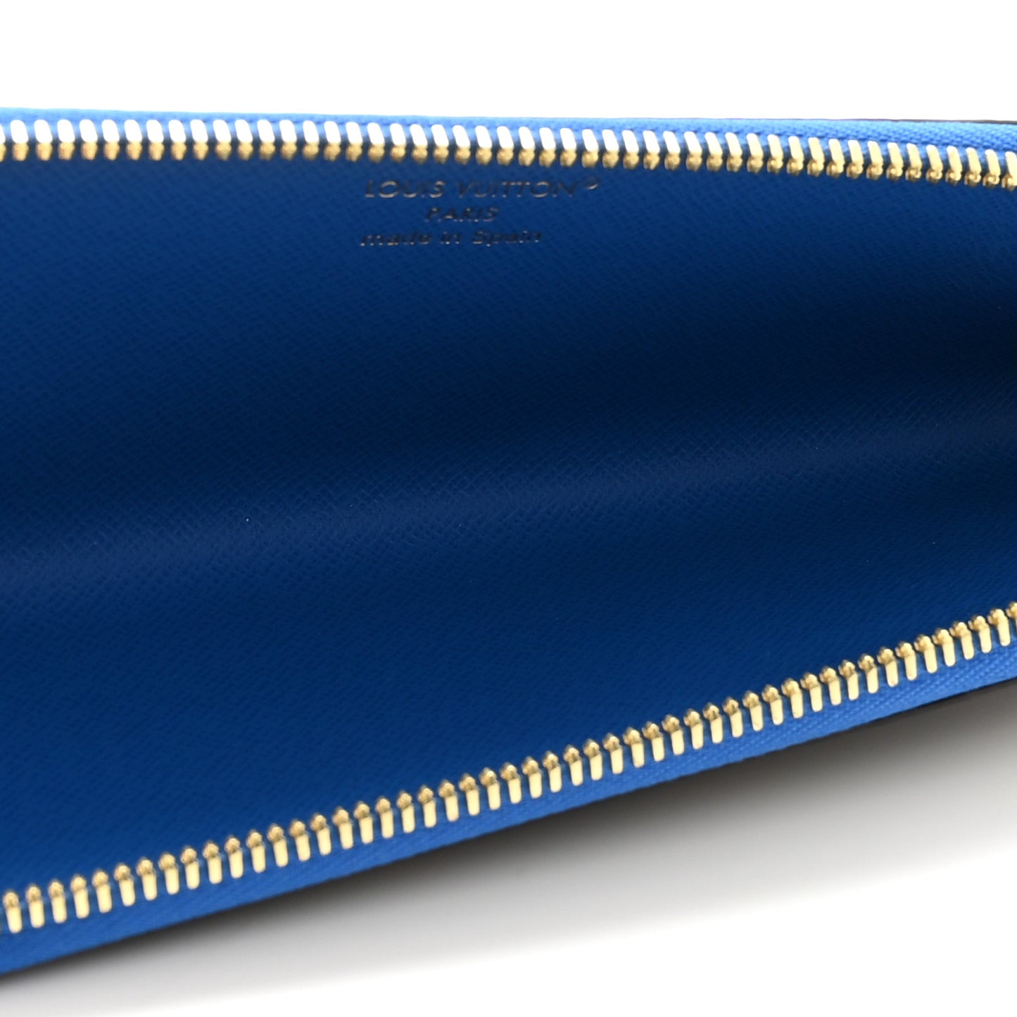 Monogram Charlotte Pencil Pouch Blue