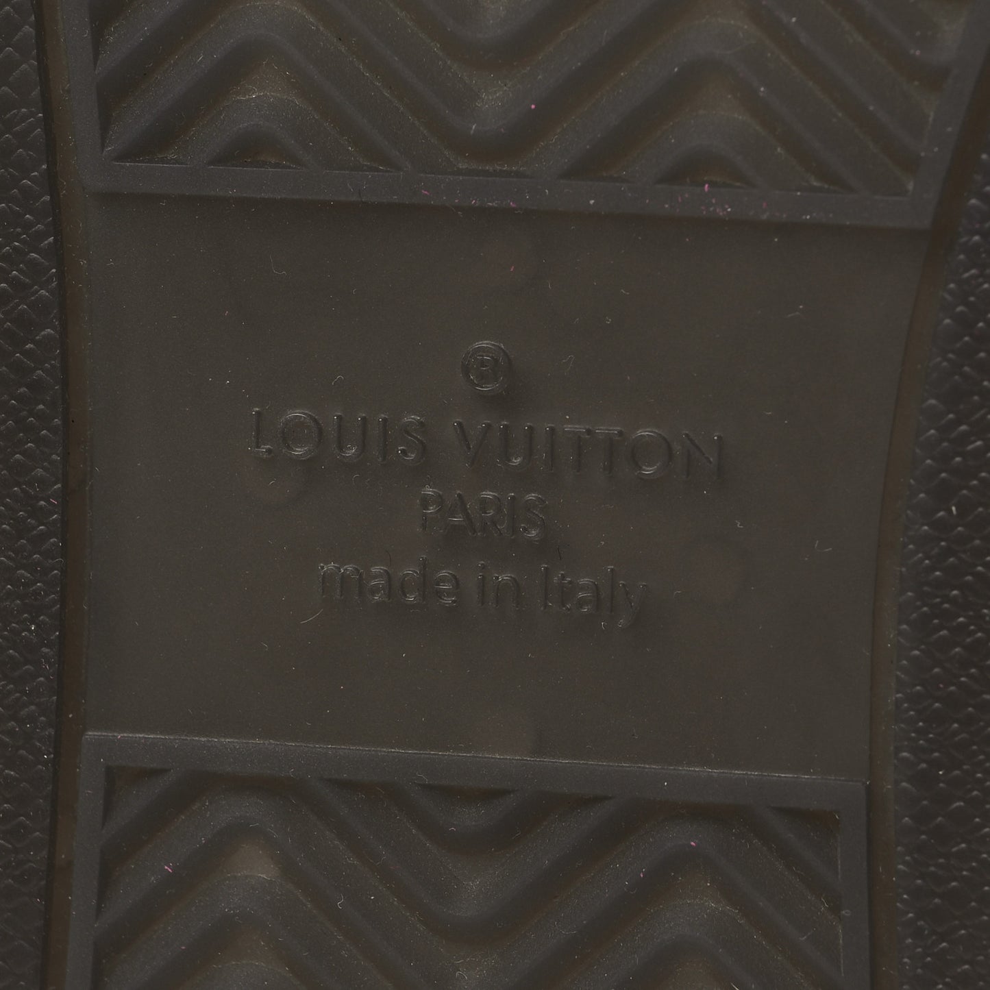 Calfskin Monogram Mens Rivoli Sneakers 8.5 Black