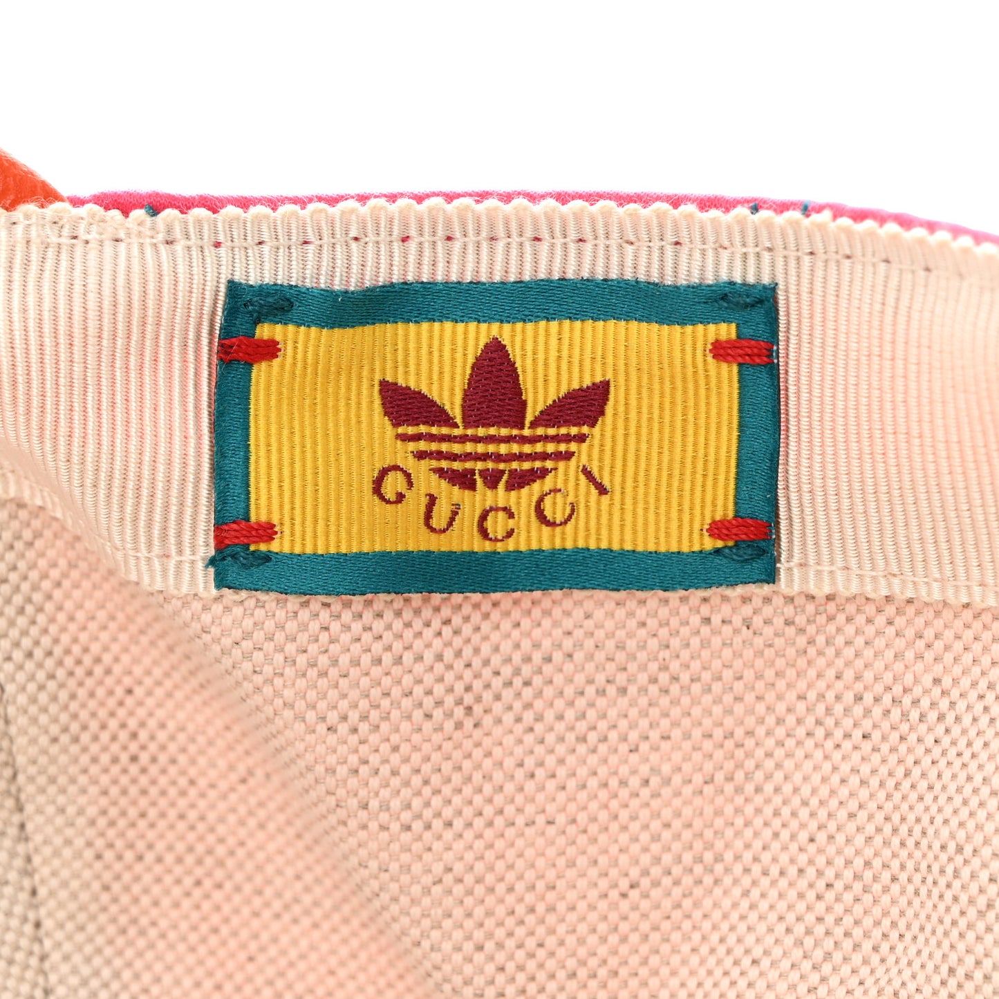 X ADIDAS Satin Trefoil Logo MC Rolly Baseball Hat Fuxia Red