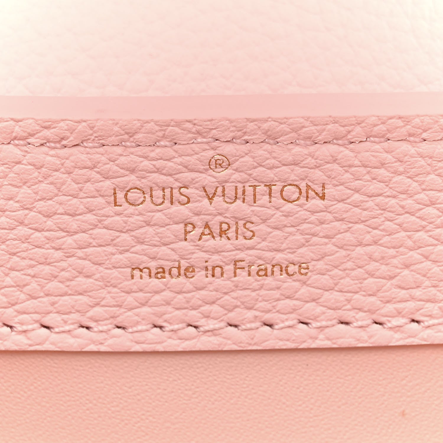 Louis Vuitton Taurillon Capucines East West Mini Rose Jasmin 6 of 11
