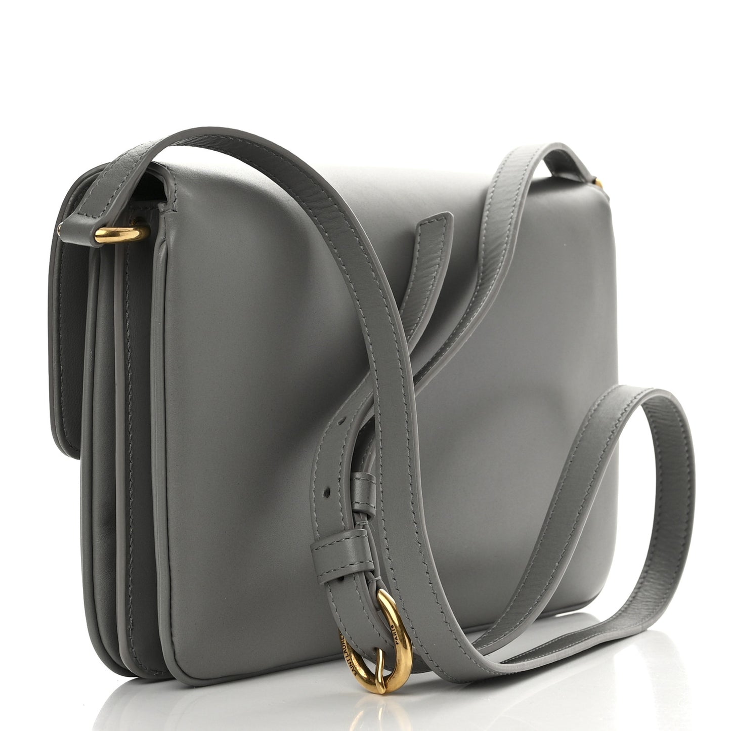 Smooth Calfskin Le Maillon Satchel Grey