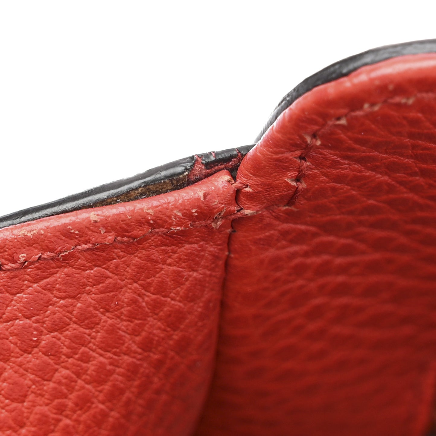 Dollar Calfskin Medium Swing Tote Red