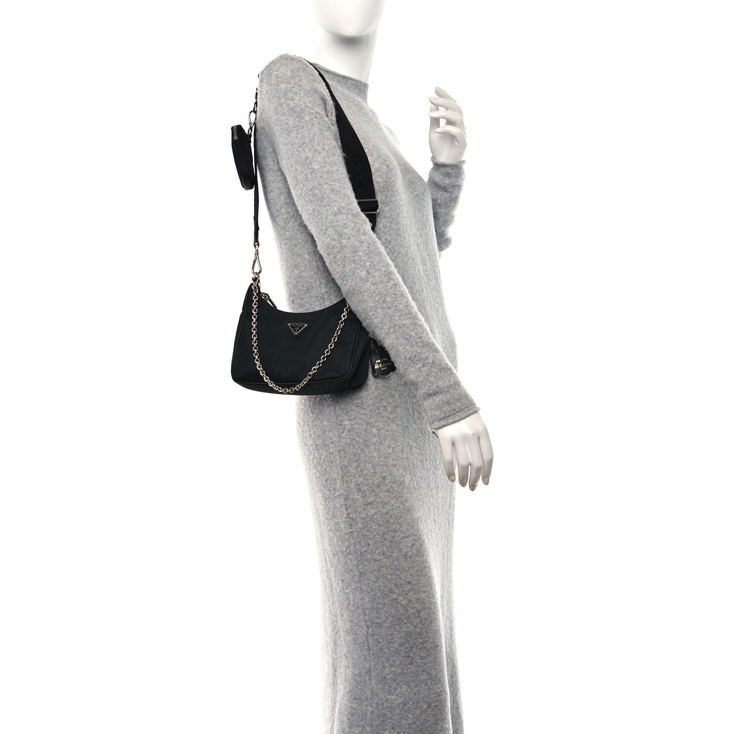 Nylon Re-Edition 2005 Shoulder Bag Black