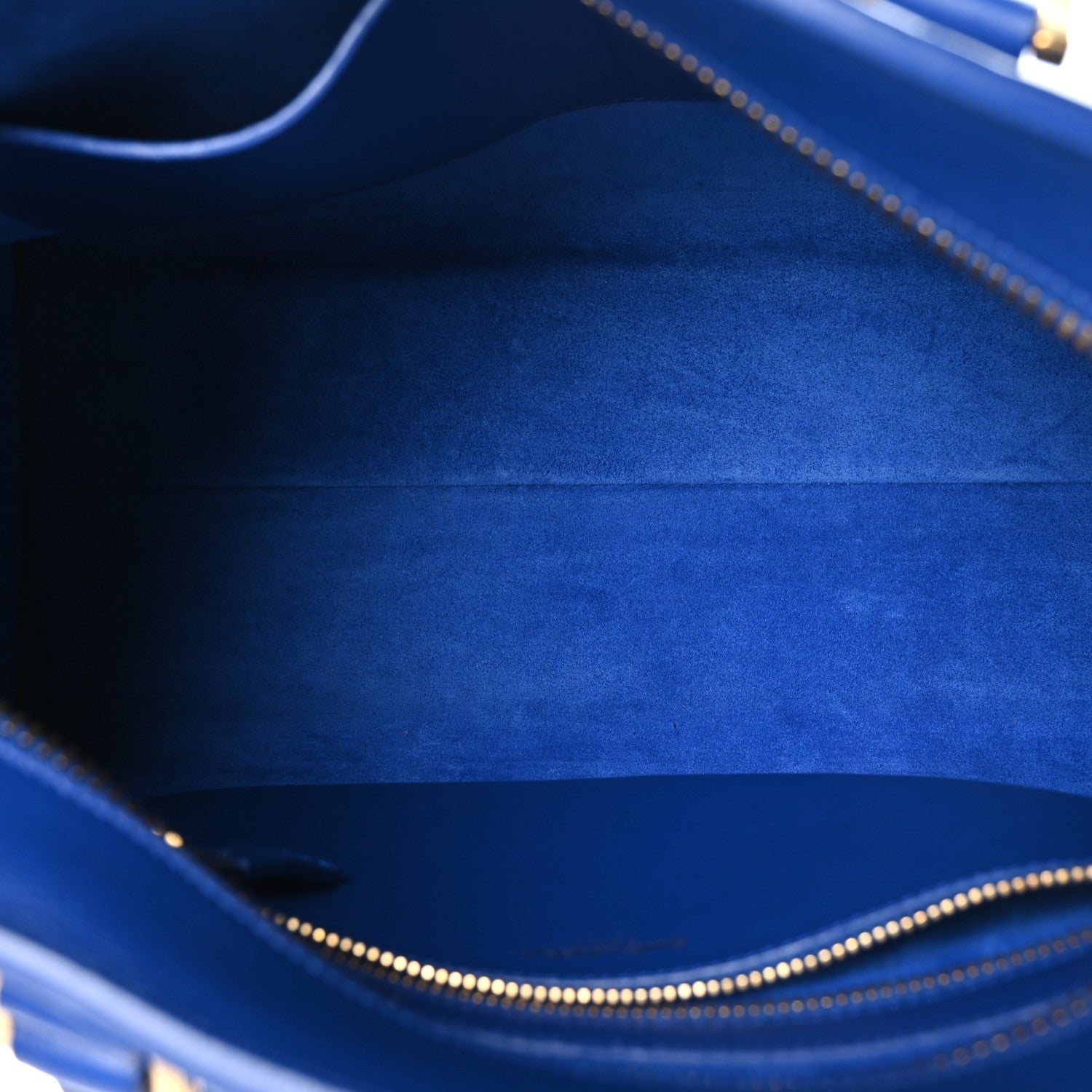 Saint Laurent Calfskin Small Monogram Cabas Blue Majorelle 5 of 9