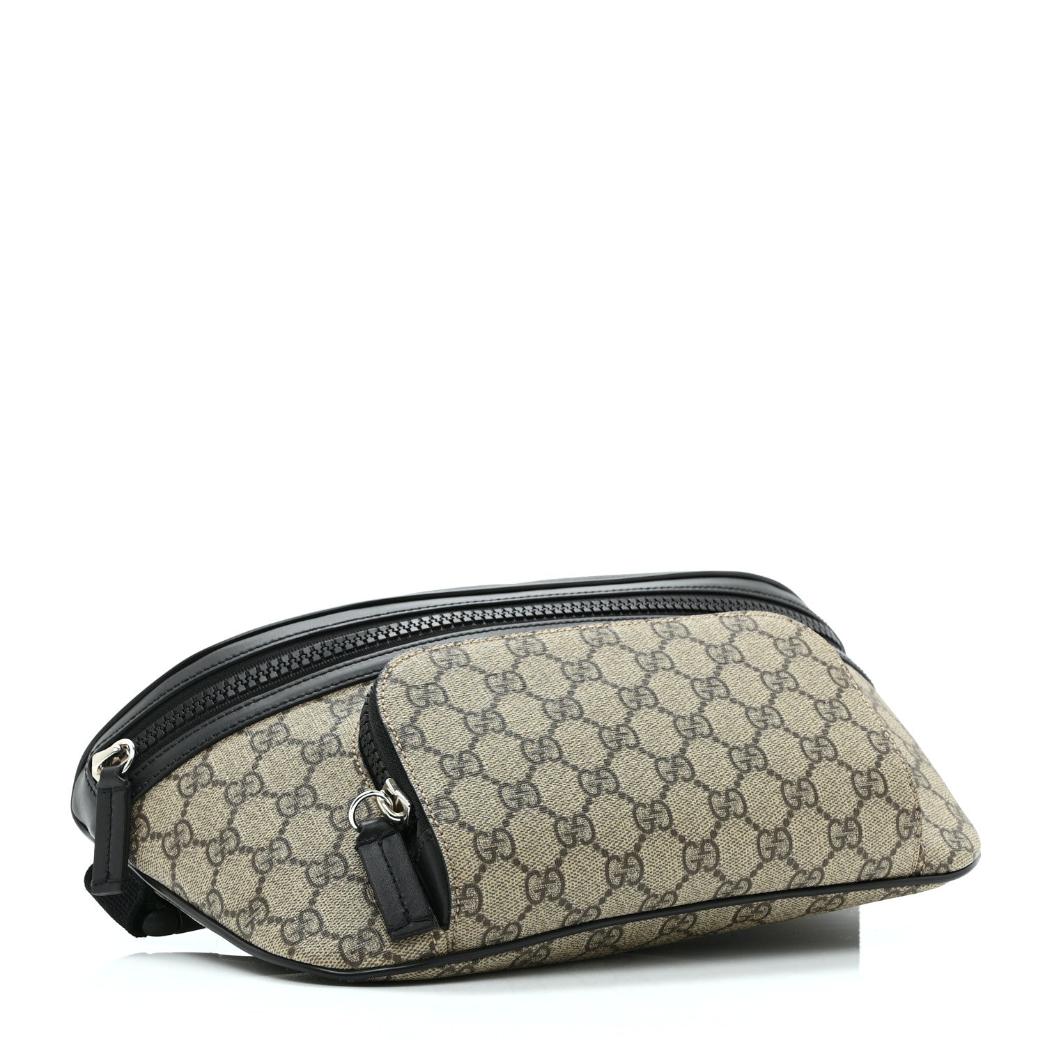 Gucci GG Supreme Monogram Belt Bag Black 4 of 9