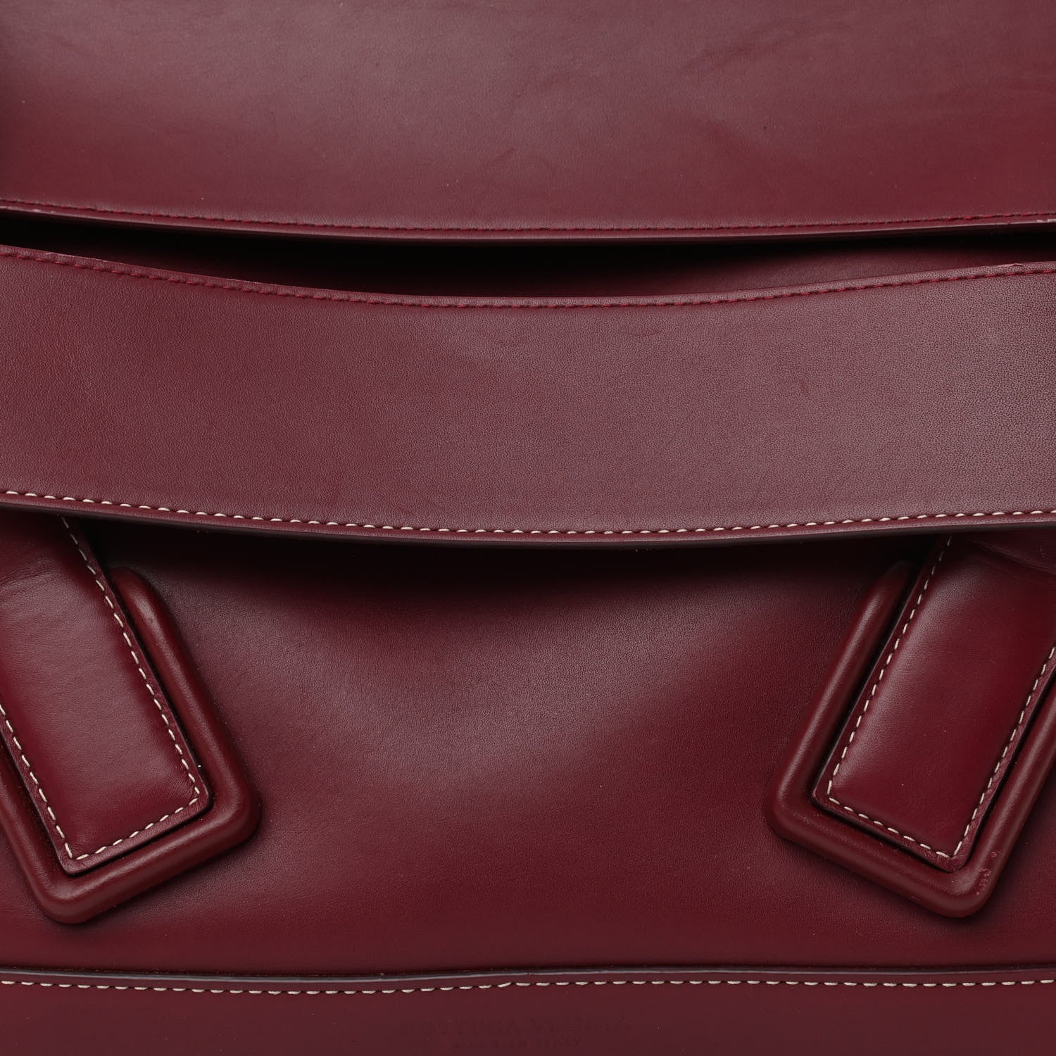 Bottega Veneta French Calfskin Maxi Intrecciato Medium Arco Bordeaux 7 of 10