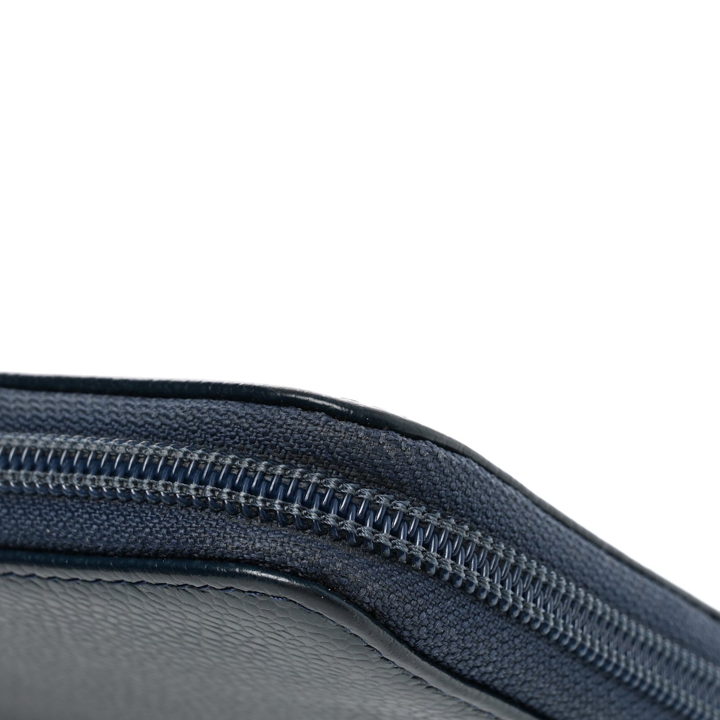 Caviar Large CC Timeless Zip Around Wallet Blue